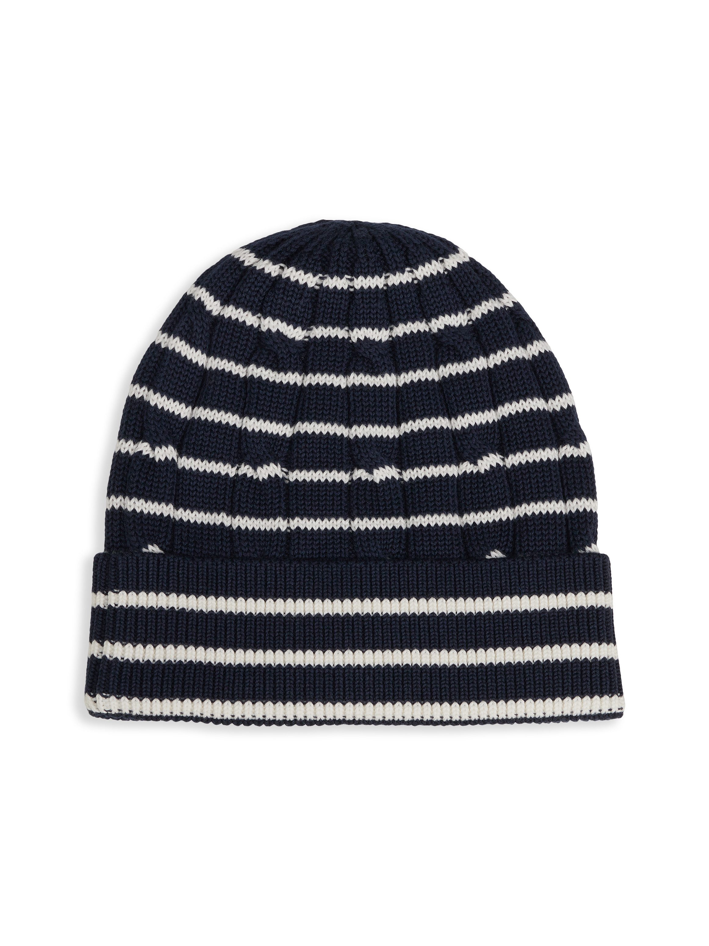 Tommy Hilfiger Beanie ESSENTIAL CABLE BEANIE Regular fit mit Markenlogo
