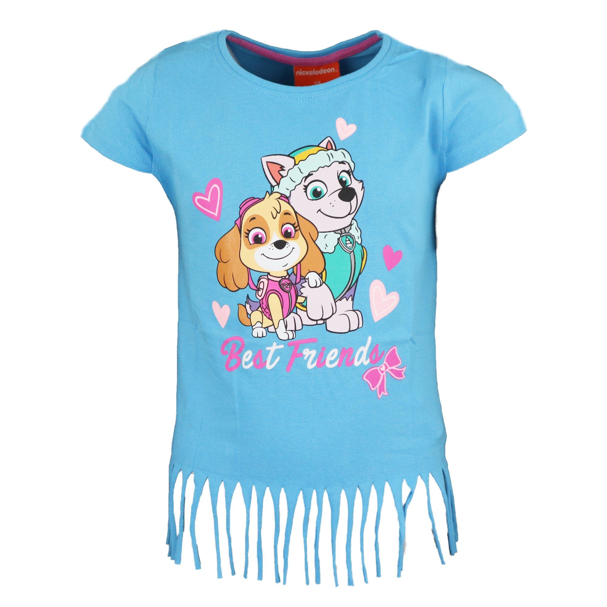 PAW PATROL Print-Shirt Paw Patrol Skye Everest Mädchen Kinder T-Shirt Gr.  98 bis 128, 100% Baumwolle