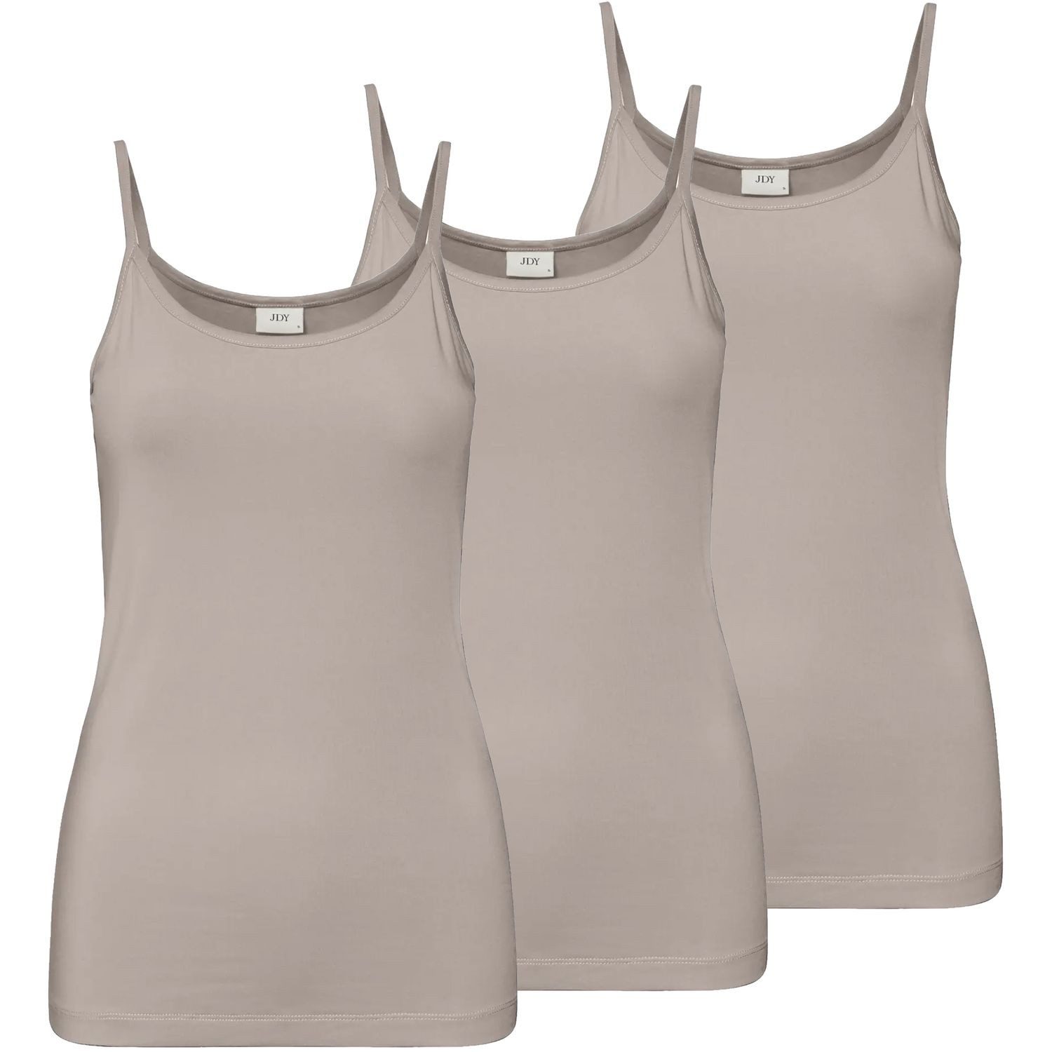 JDY T-Shirt MILA (Set) Basic Top aus sehr weichem Material im 3er SPARPACK