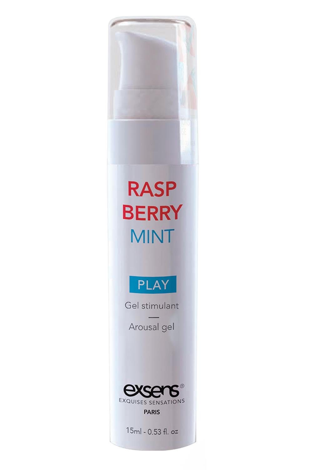 Exsens Gleit- und Massagegel Exsens Arousal Gel Raspberry Mint 15ml, Sanfte, sichere und wirksame Formel