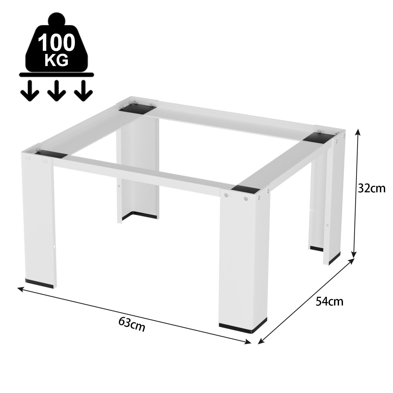 Clanmacy Waschmaschinenumbauschrank Waschmaschinen Untergestell für Trockne günstig online kaufen