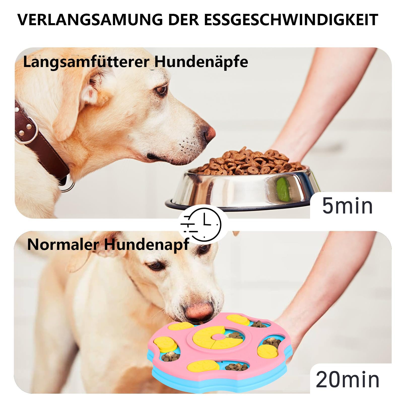 Ledander Tier-Intelligenzspielzeug Hundespielzeug Intelligenz Hunde-Puzzlespielzeug, Interaktives Hundespielzeug für Hunde und Katzen
