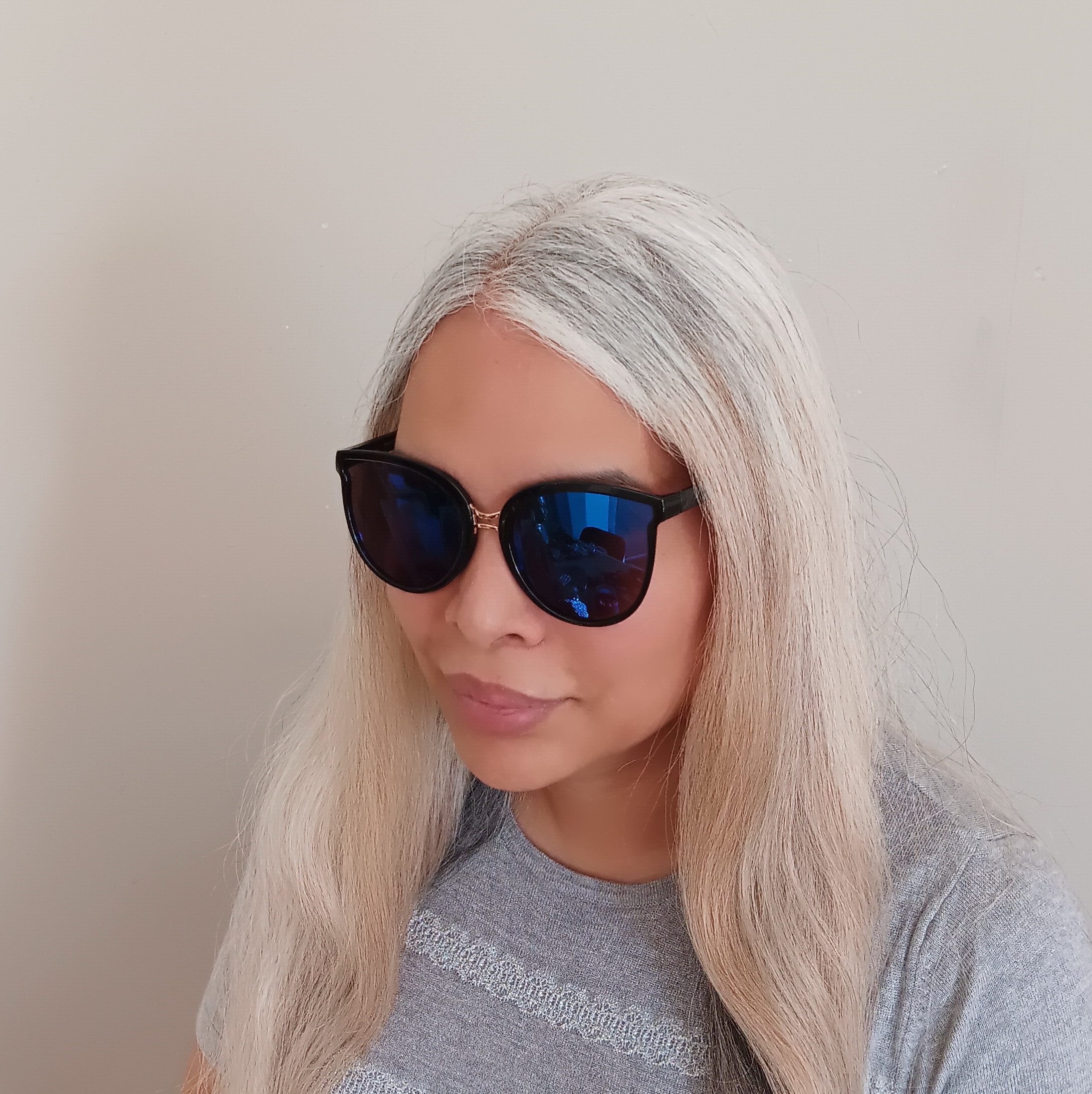 LUXXADA Sonnenbrille (Damen Cateye Brille im Oversize Luxus Stil mit Brillenbeutel) Große Katzenaugen Gläser Getönt oder Verspiegelt