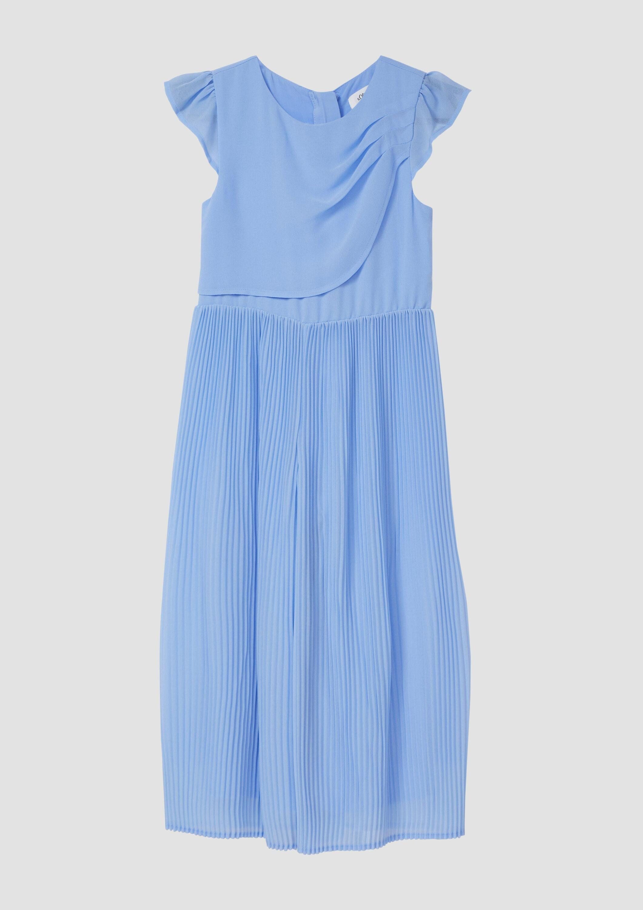 s.Oliver Jumpsuit Overall Overall mit Volantärmeln und Plissee