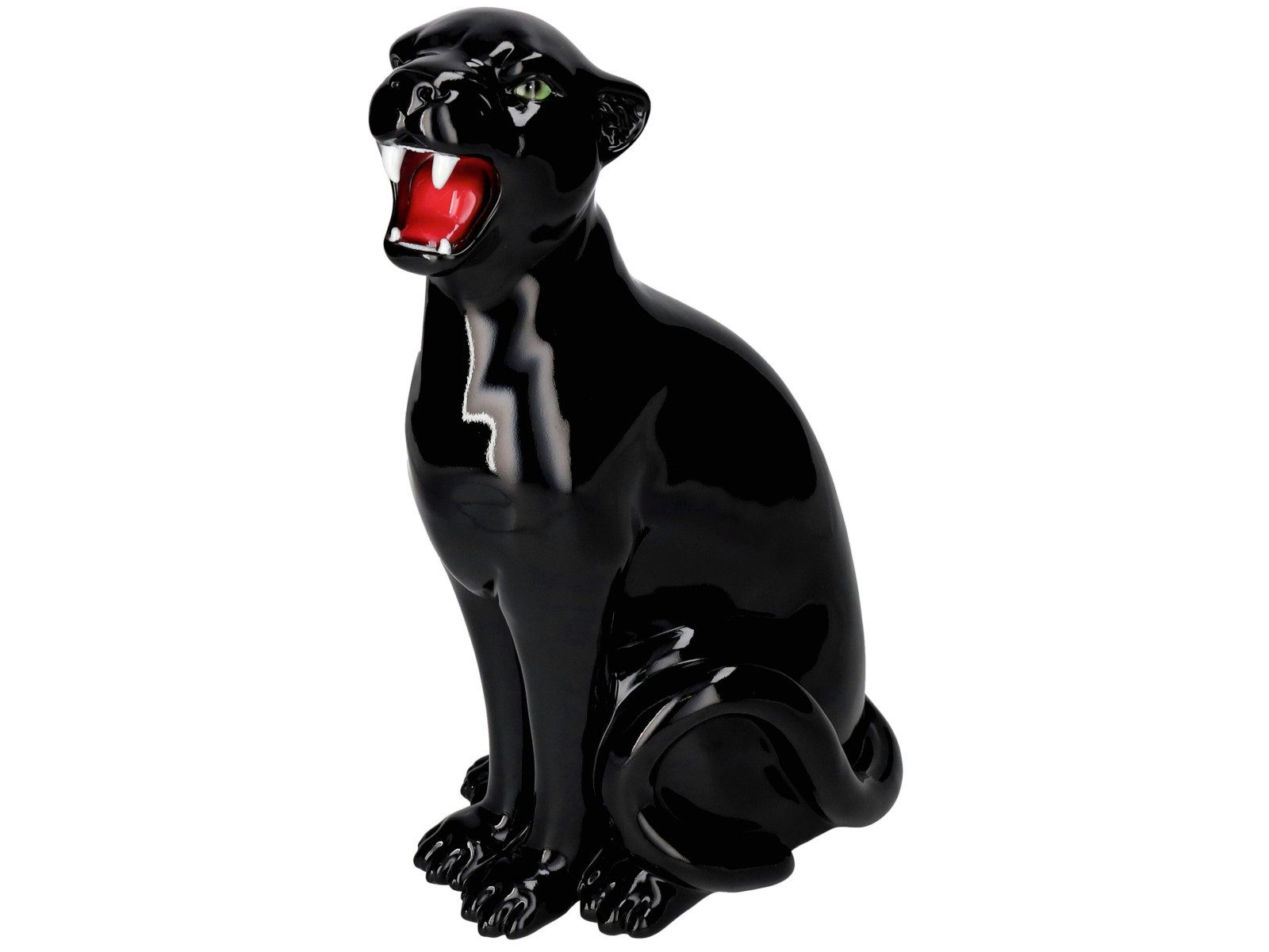 Giftcompany Dekofigur Wildcat Leopard S schwarz 34cm