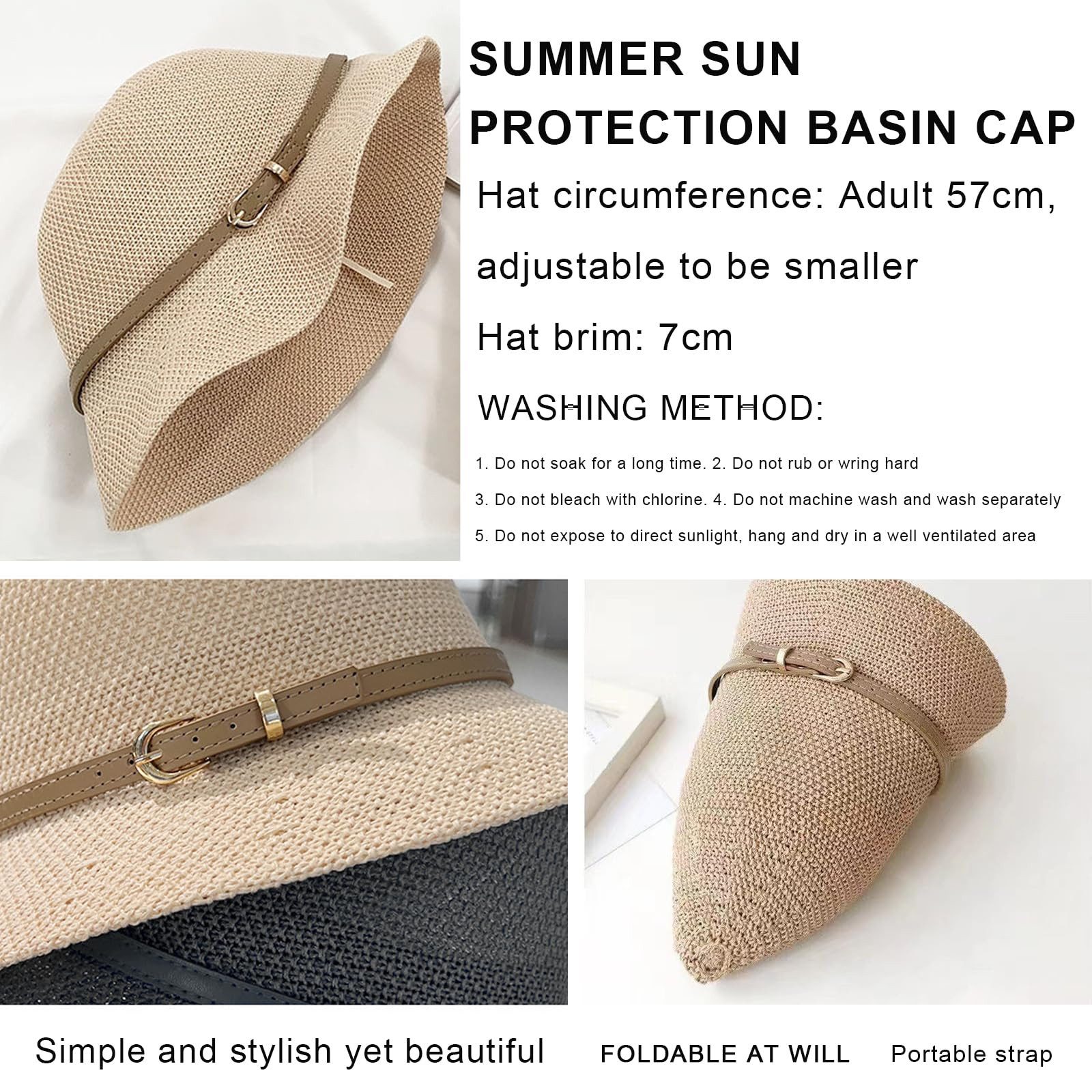 RWEUOQ Sonnenhut Sonnenhut Damen Strohhut Frauen günstig online kaufen