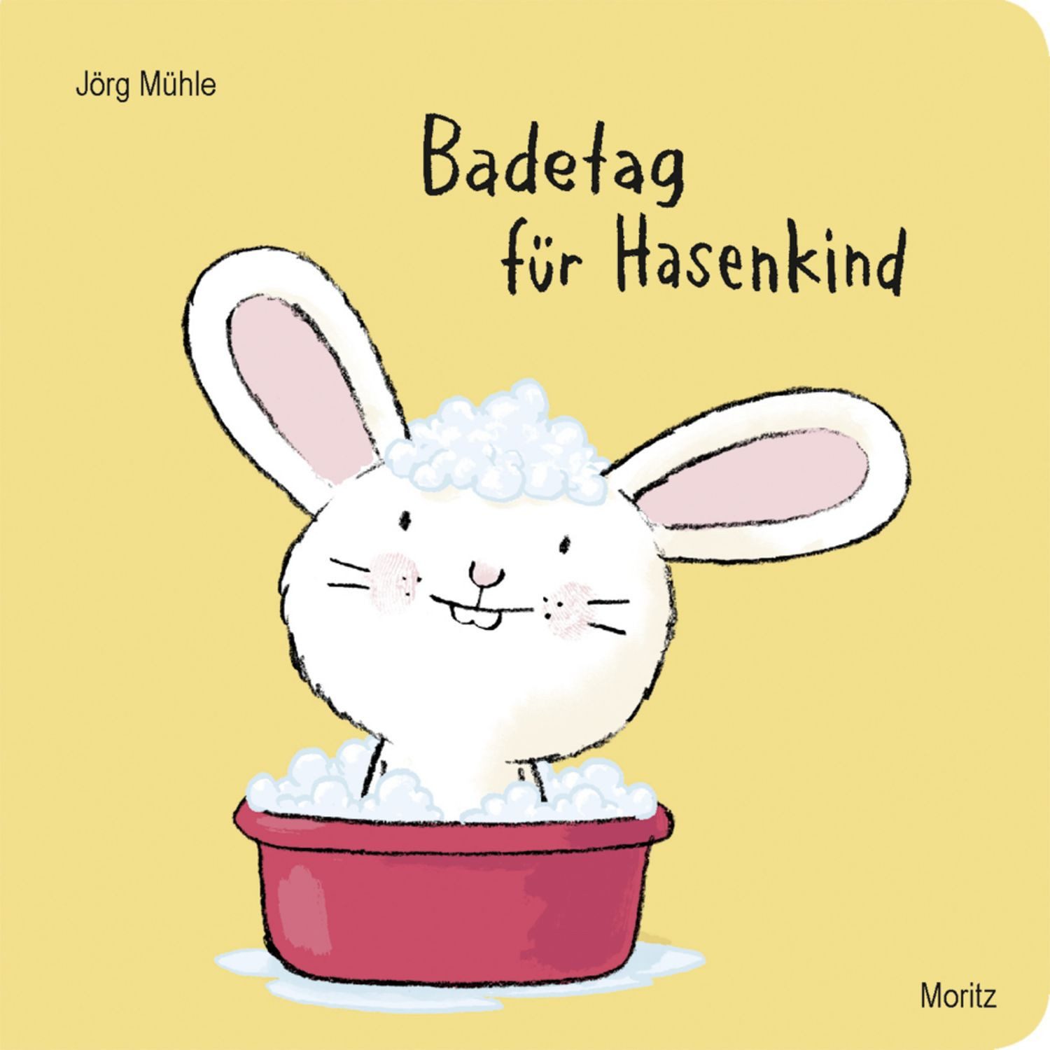 Badetag für Hasenkind / Jörg Mühle