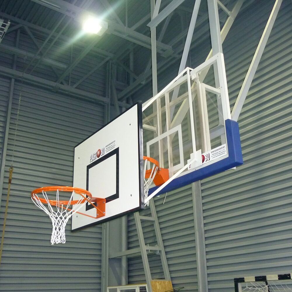 Sport-Thieme Basketballständer Basketball-Aufsatzanlage Mini, Für Hallen mit nicht höhenverstellbaren Korbanlagen | Basketballkörbe