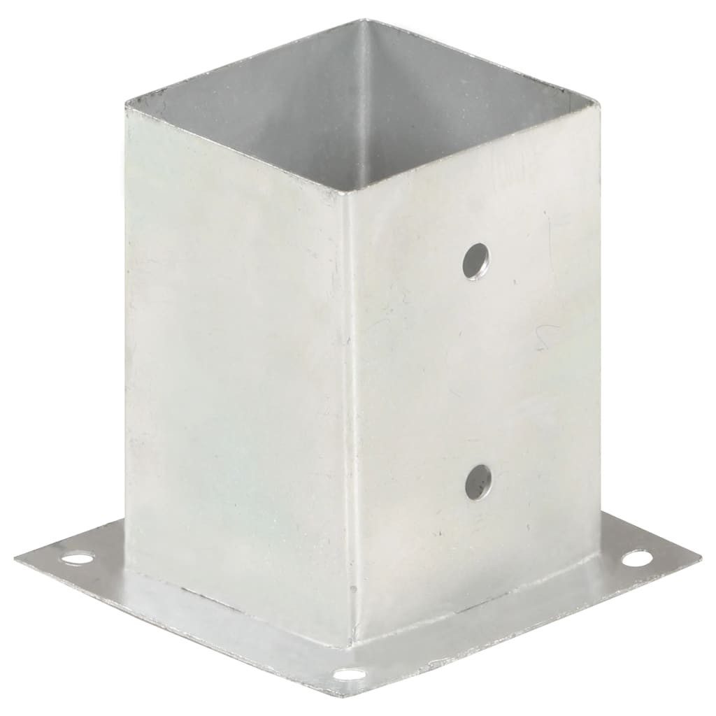 vidaXL Zaunpfosten Pfostenanker 4 Stk. Verzinktes Metall 101 mm, (4-St)