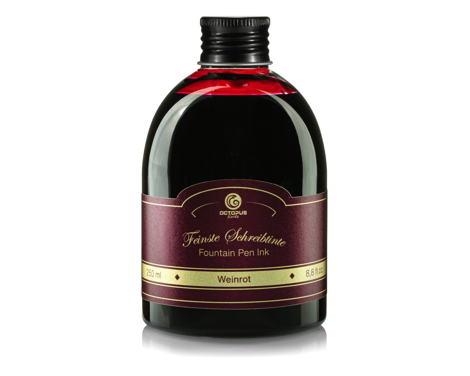 OCTOPUS Fluids Füllhaltertinte, Schreibtinte im Tintenglas Weinrot 250ml Tintenglas (0-tlg)