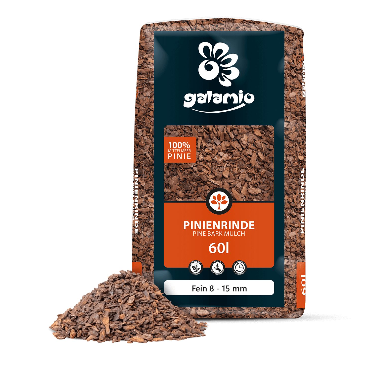 GALAMIO Pinienrinde Pinie Fein, (Paket, 1-St)