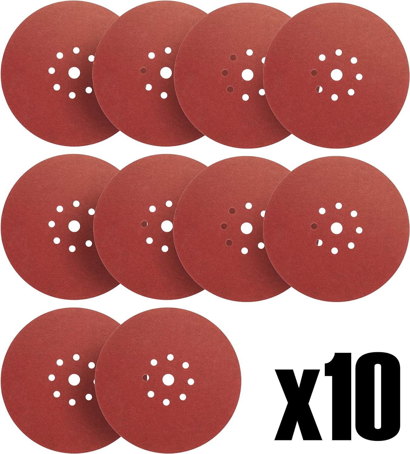 Schleifpapier Schleifscheiben / Klett-Schleifpapier Set Ø 225mm, 9 Löcher
