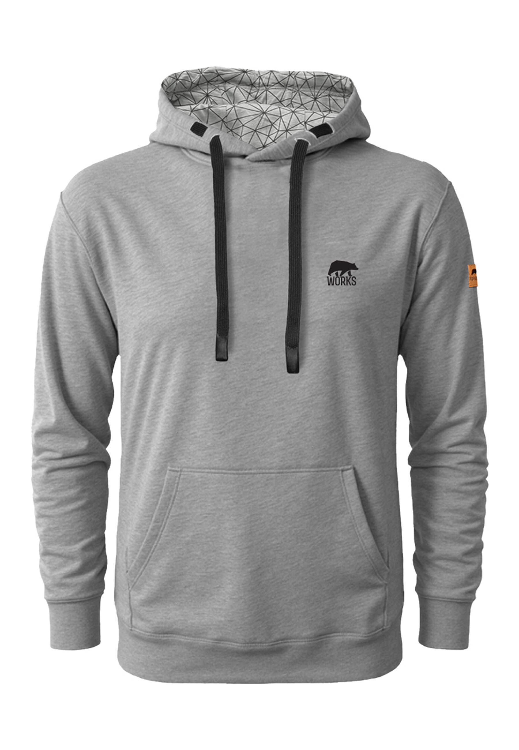 FORSBERG Sweatshirt Hoodie mit kleinem Brustlogo günstig online kaufen