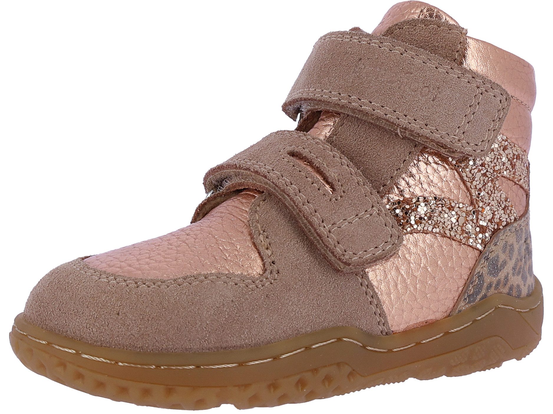 Lurchi Samu 1 Barefoot Barfußschuh Klettboots mit trendigen Kontrastbesätzen, Größenschablone z. Download