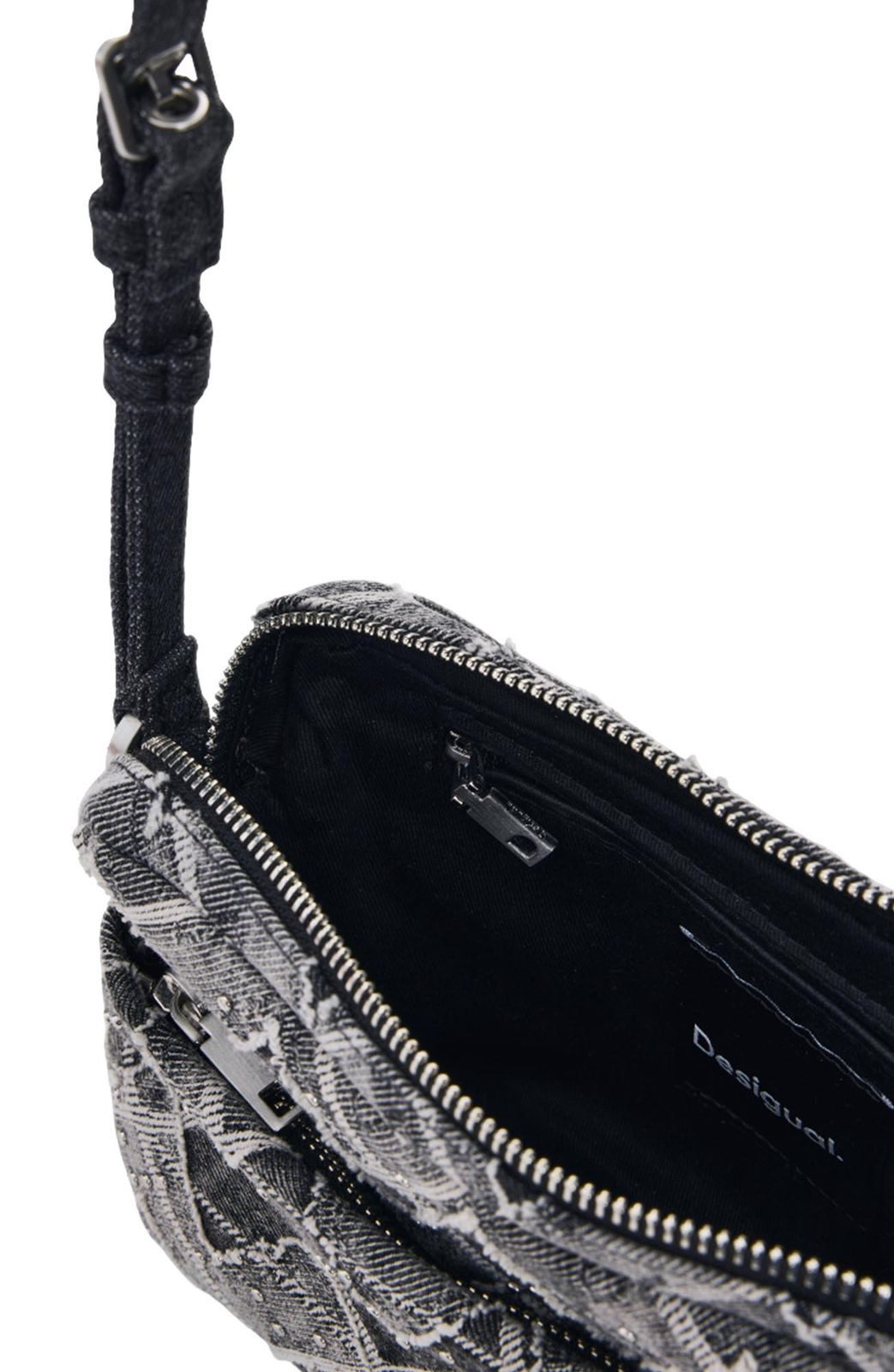 Desigual Umhängetasche Half Logo Denim Bag – Bild 4 von 5