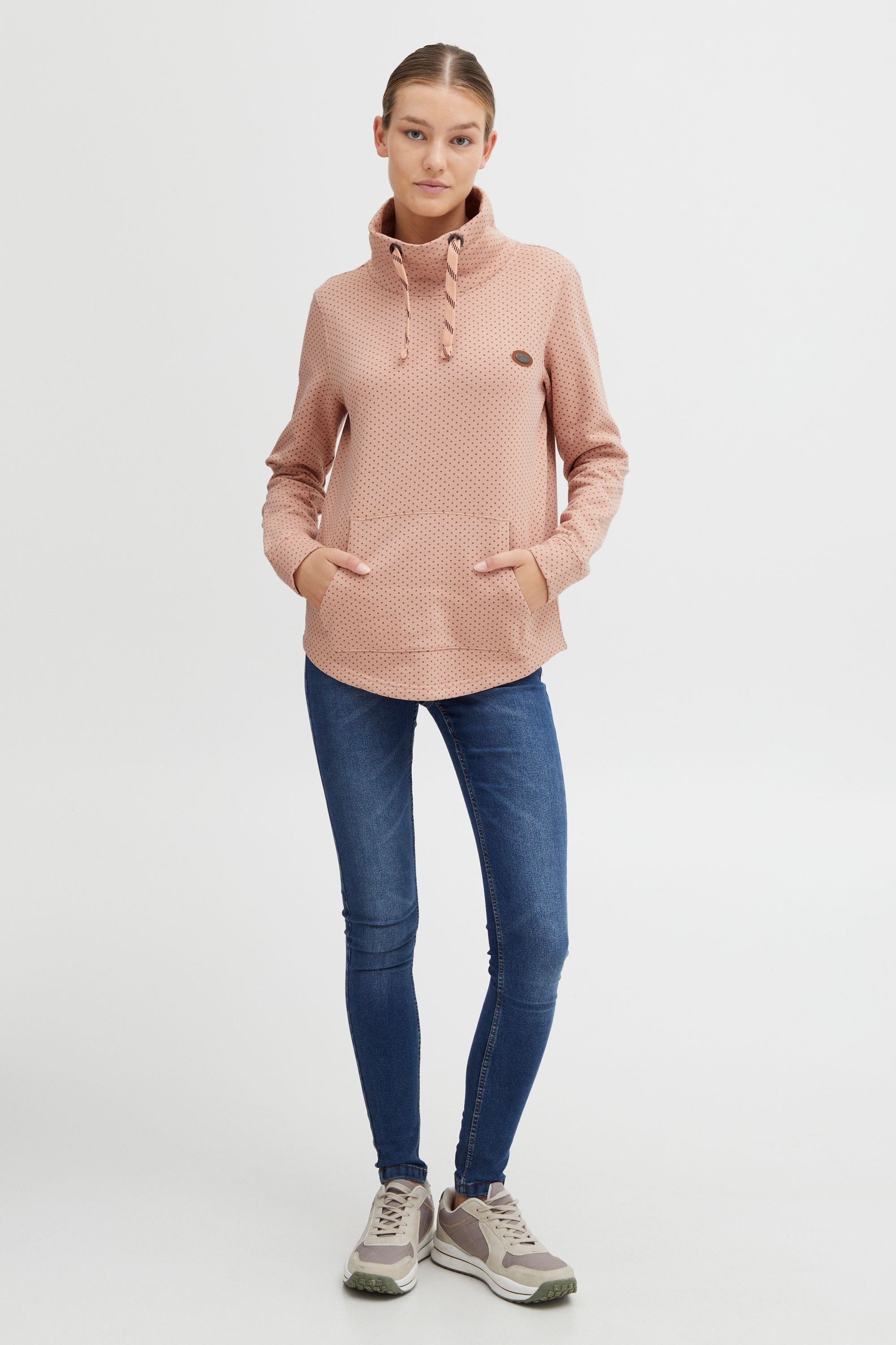 OXMO Stehkragenpullover OXAmini Tube SW Modischer Pullover günstig online kaufen