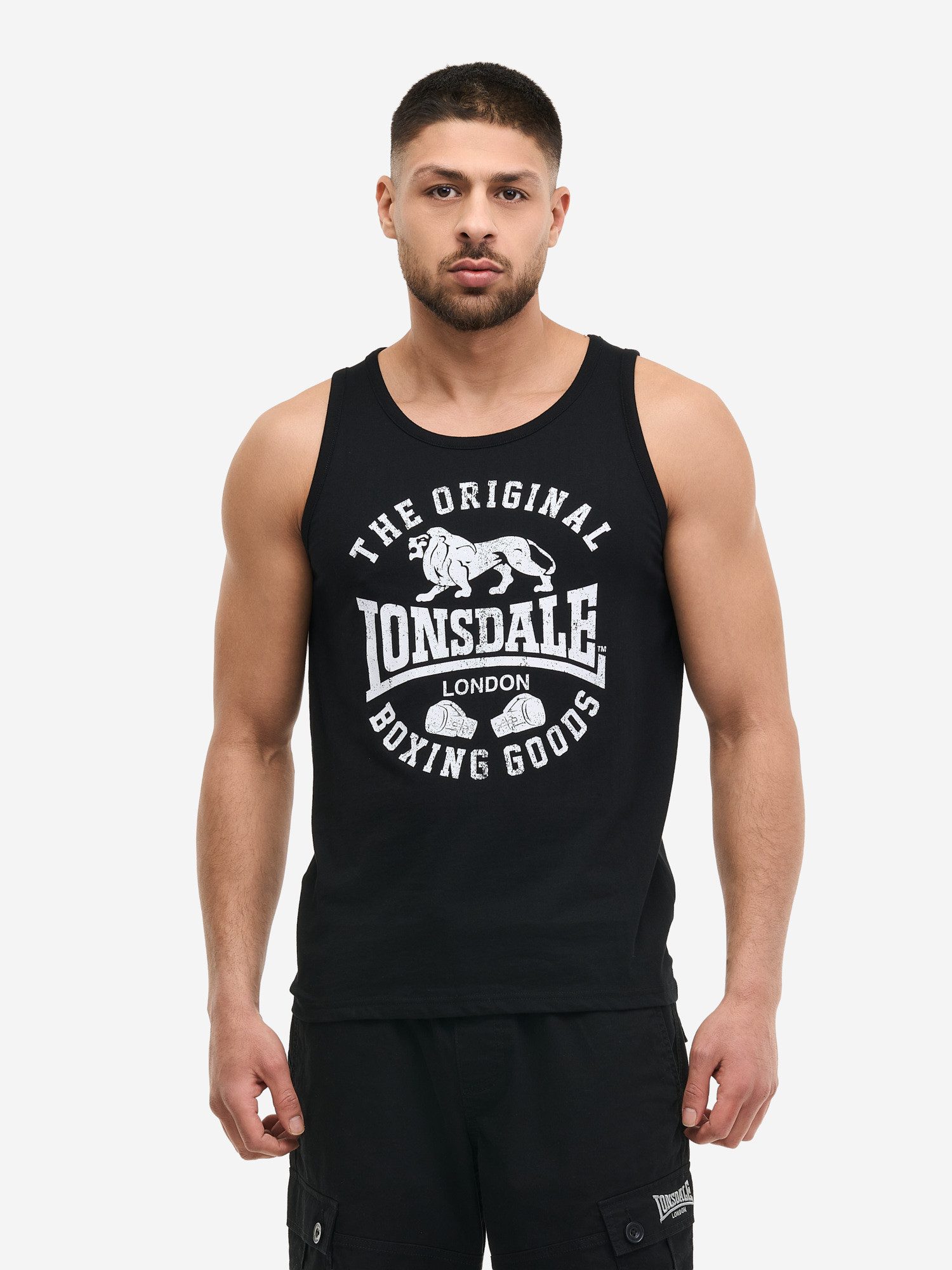 Lonsdale Tanktop BOWES ärmelloses Tanktop, aus Baumwolle