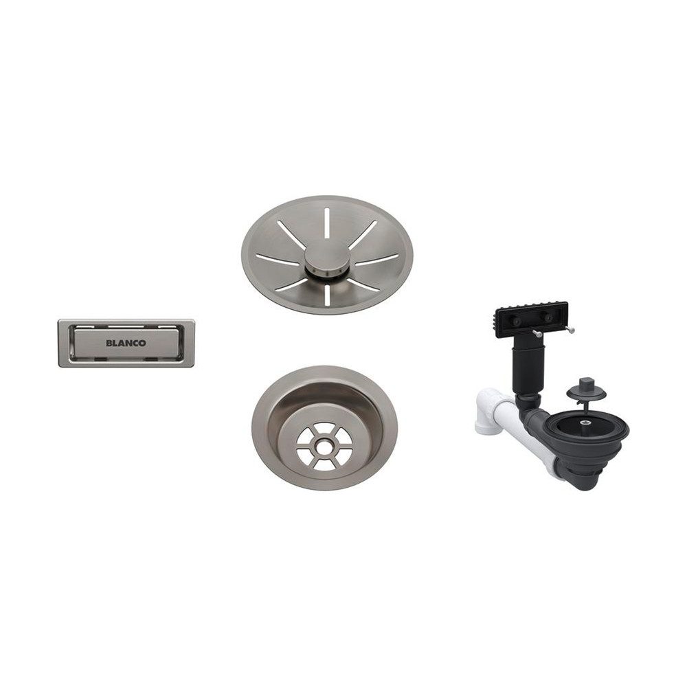 Einbauspüle Ab- und Überlaufgarnitur Set 1 x 3,5"" InFino, ohne Ablauffernbedienun