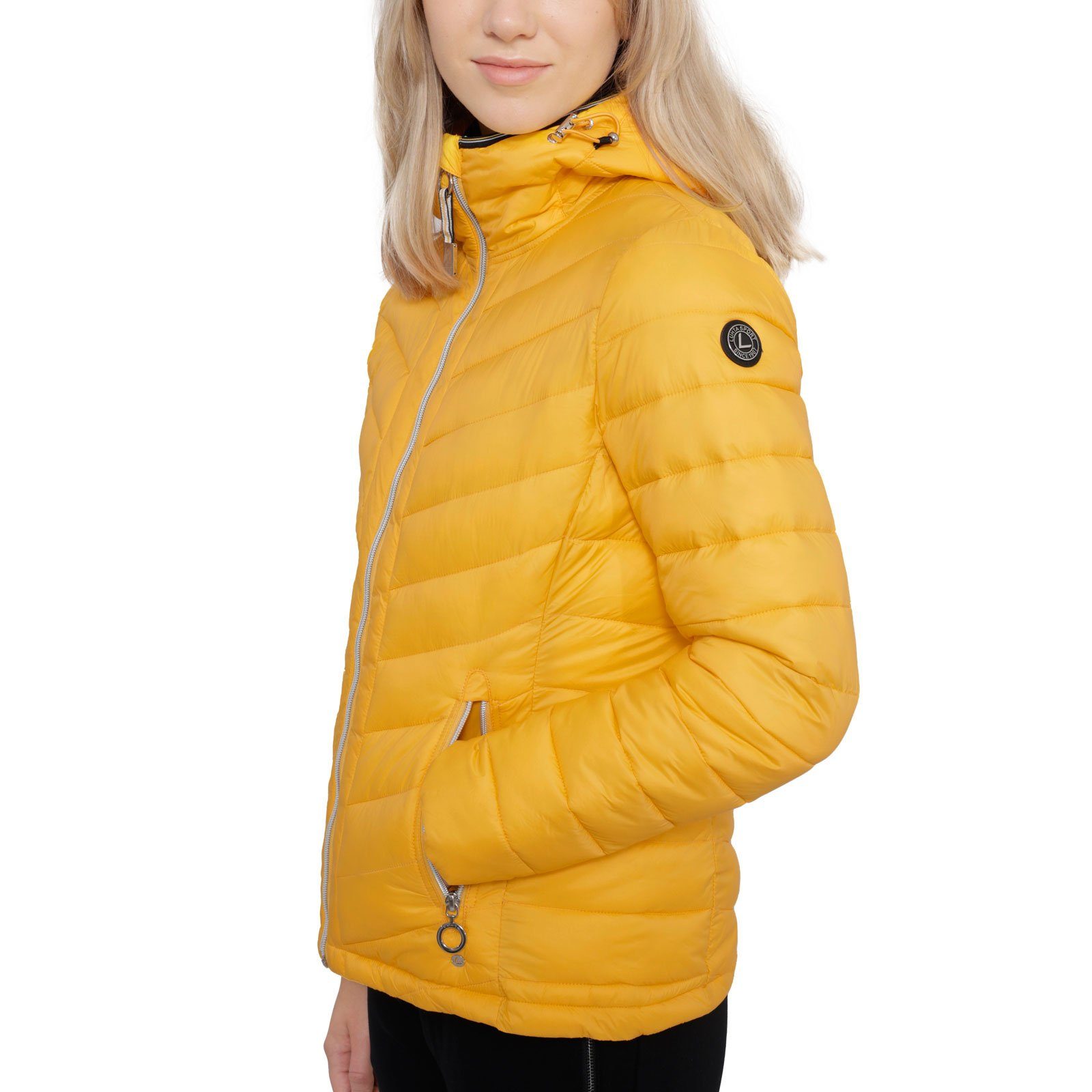 Steppjacke aus mit Wärmeisolierung luftiger Daunenimitat Inkala 430 Luhta und yellow leichter