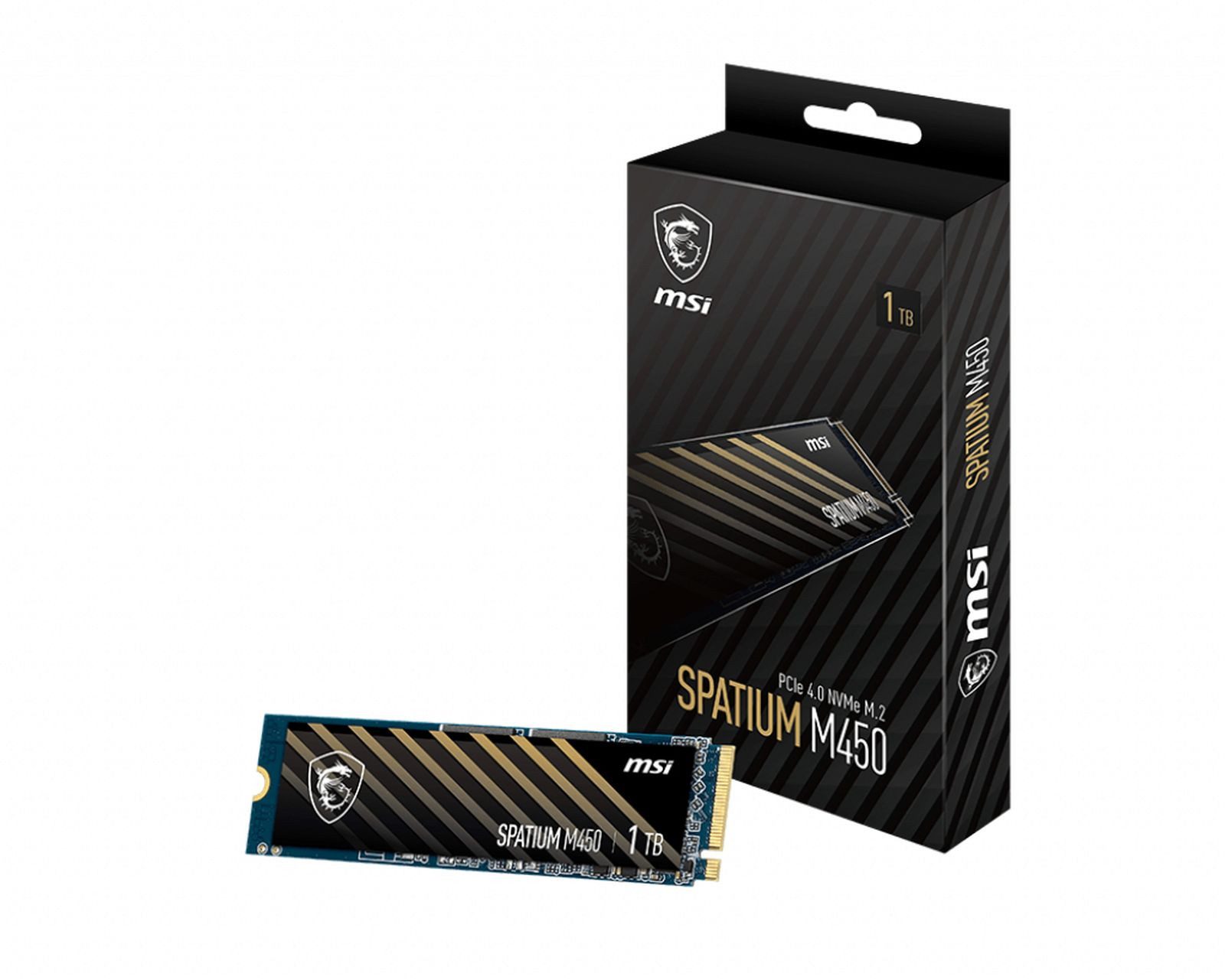 MSI SPATIUM M450 PCIe 4.0 NVMe m.2 Gaming-Festplatte
