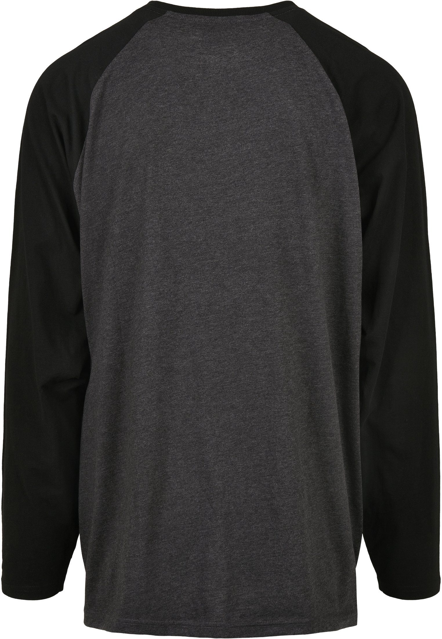 Männer Raglan LS (1-tlg) T-Shirt Contrast CLASSICS charcoal/black URBAN