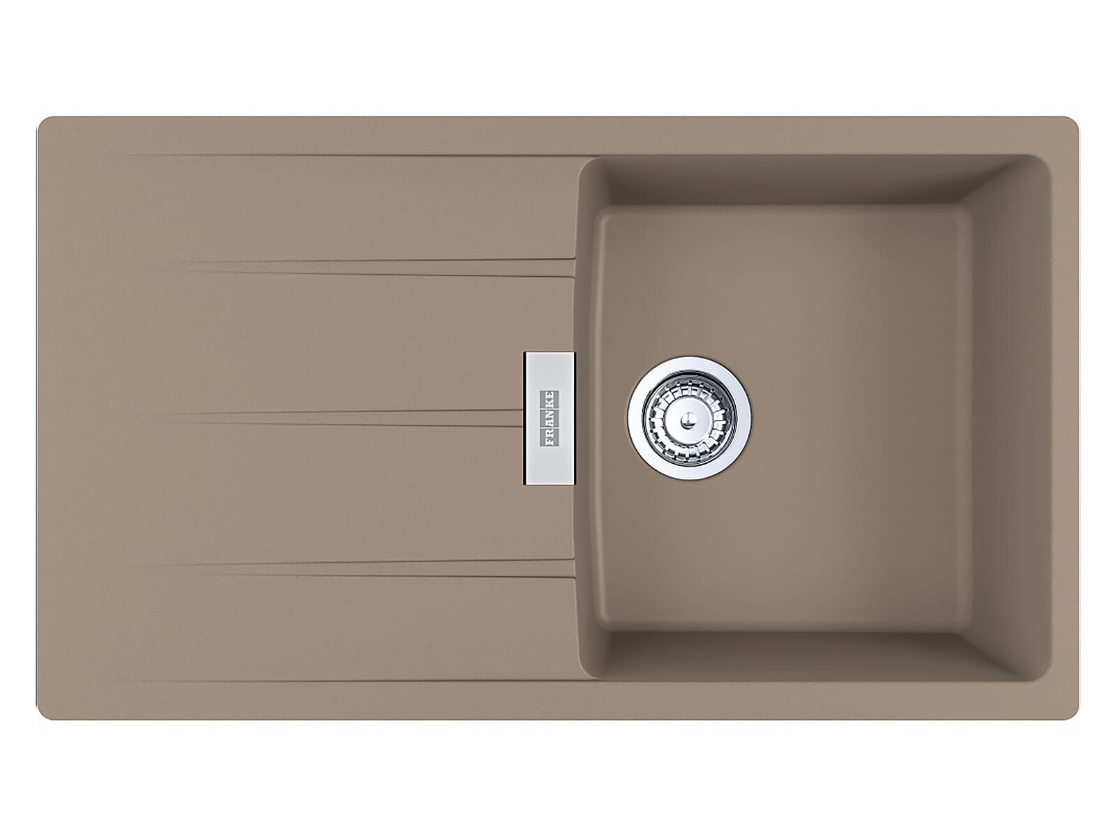 FRANKE Granitspüle, rechteckig, 86/50 cm, (1 St), aus Sanitized®