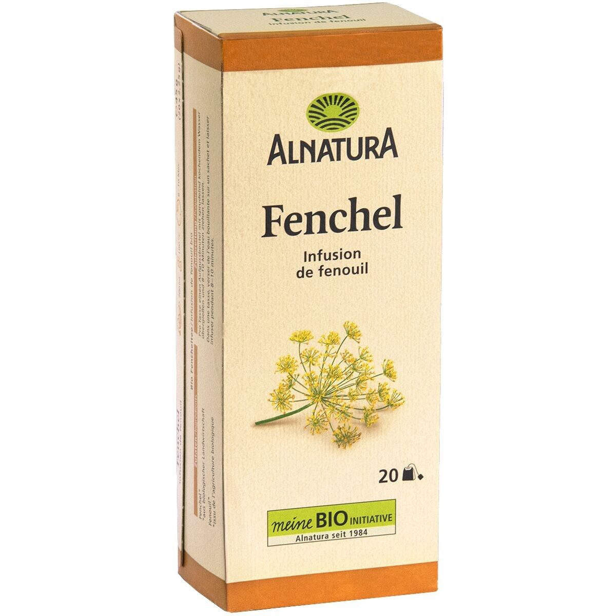 Alnatura Tee Fenchel, Kräutertee, 20 Aufgussbeutel