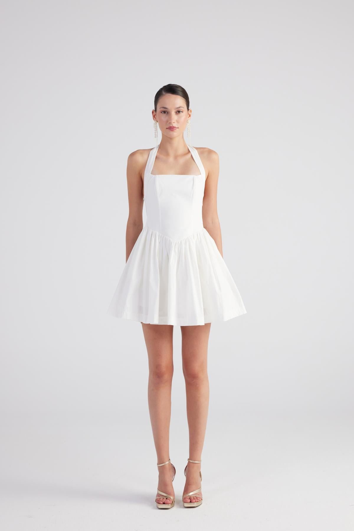 HOLLY LOLLY Midikleid Mini Teresa Kleid mit abnehmbaren Trägern