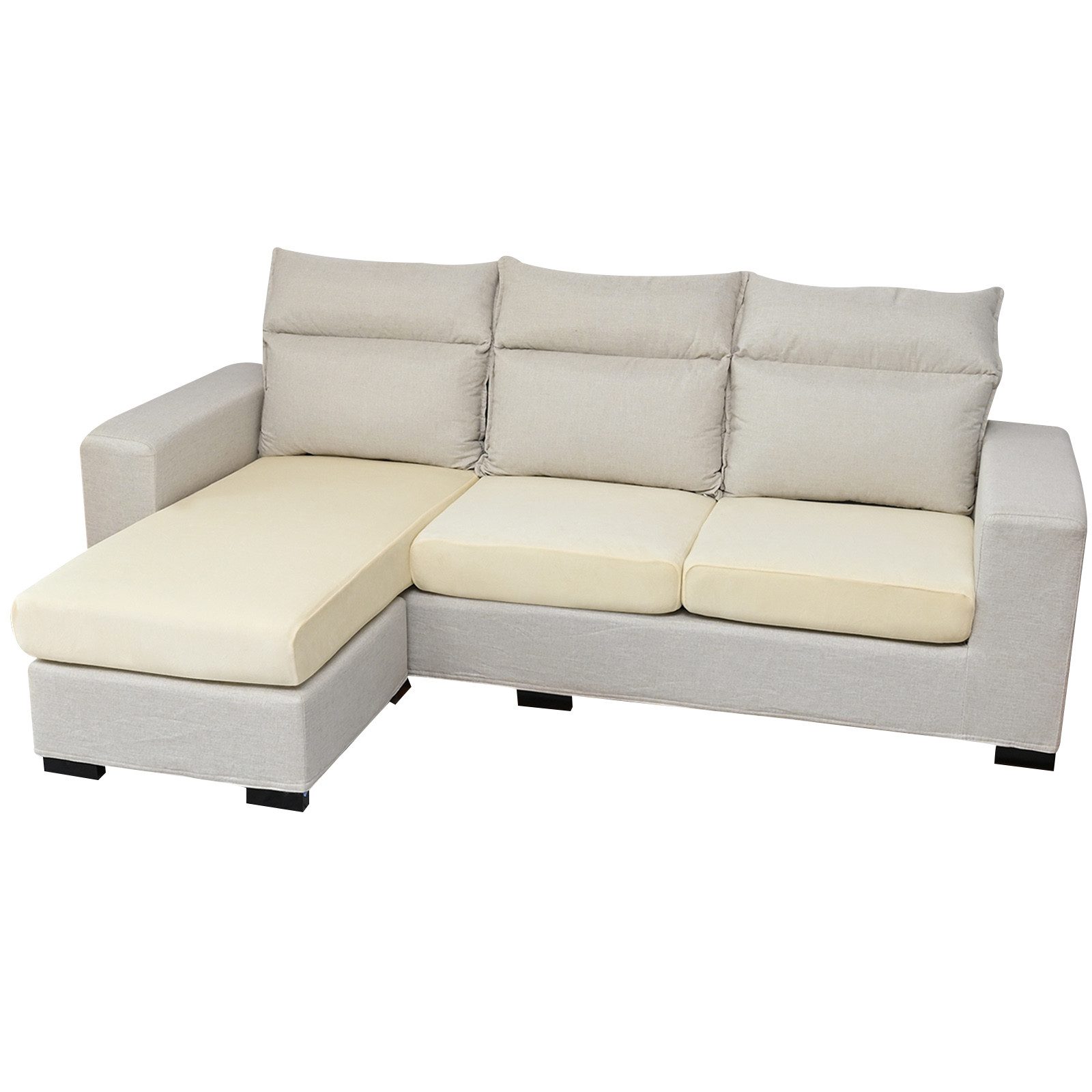 Rosnek Sofahusse 1-4Sitze, Stretch, Samt, Couch Sitzbezug, Sofa Sitzkissenb günstig online kaufen