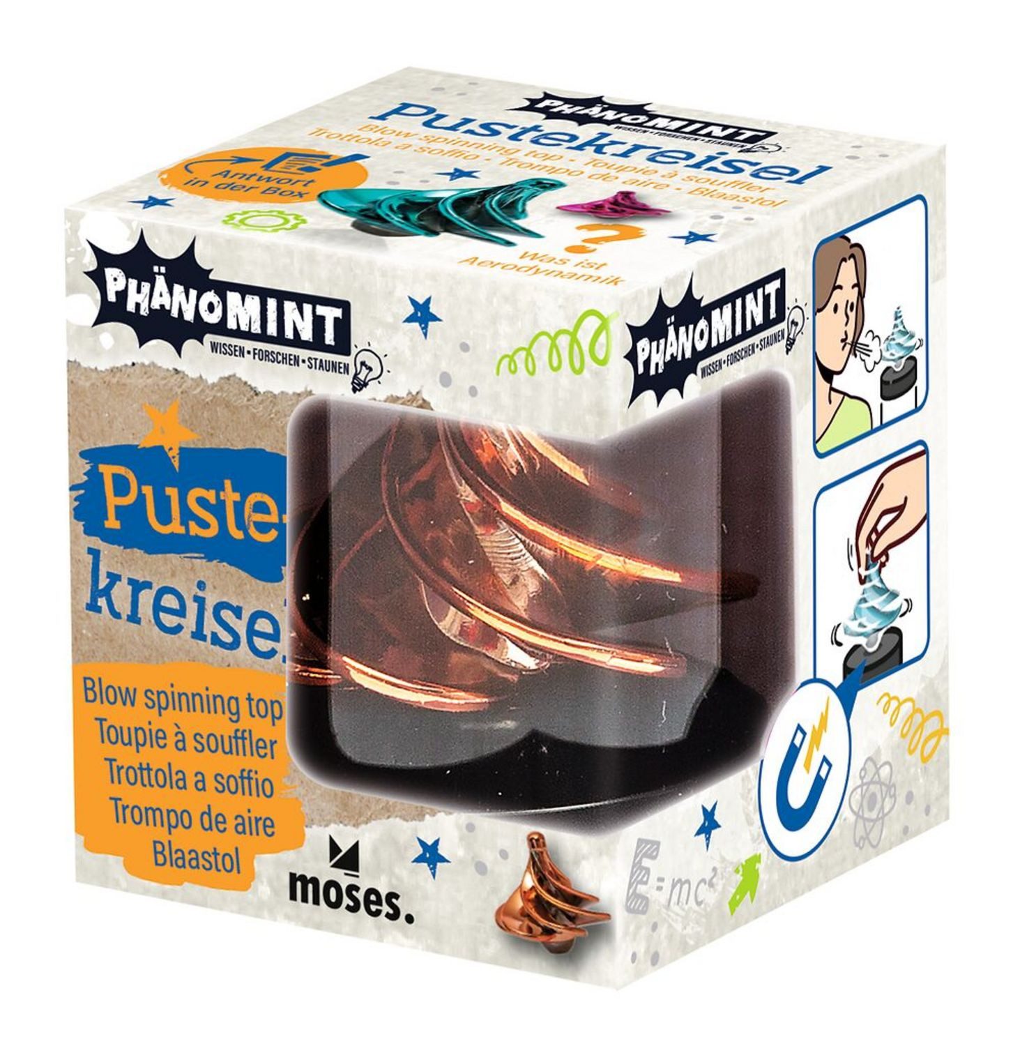 moses Buntstift PhänoMINT Puste-Kreisel