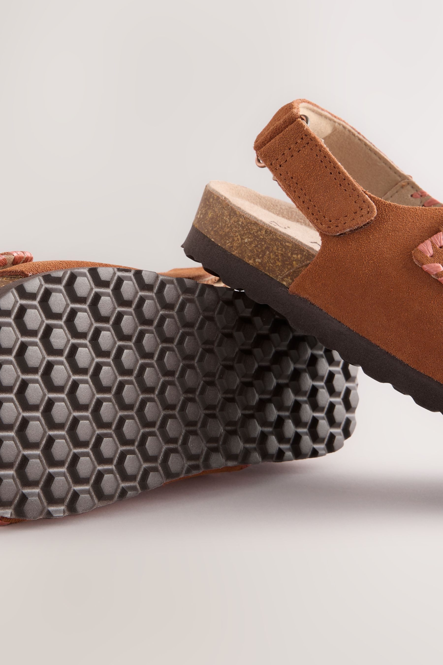 Next Sandale mit Korkfußbett und Klettverschlussriemen günstig online kaufen