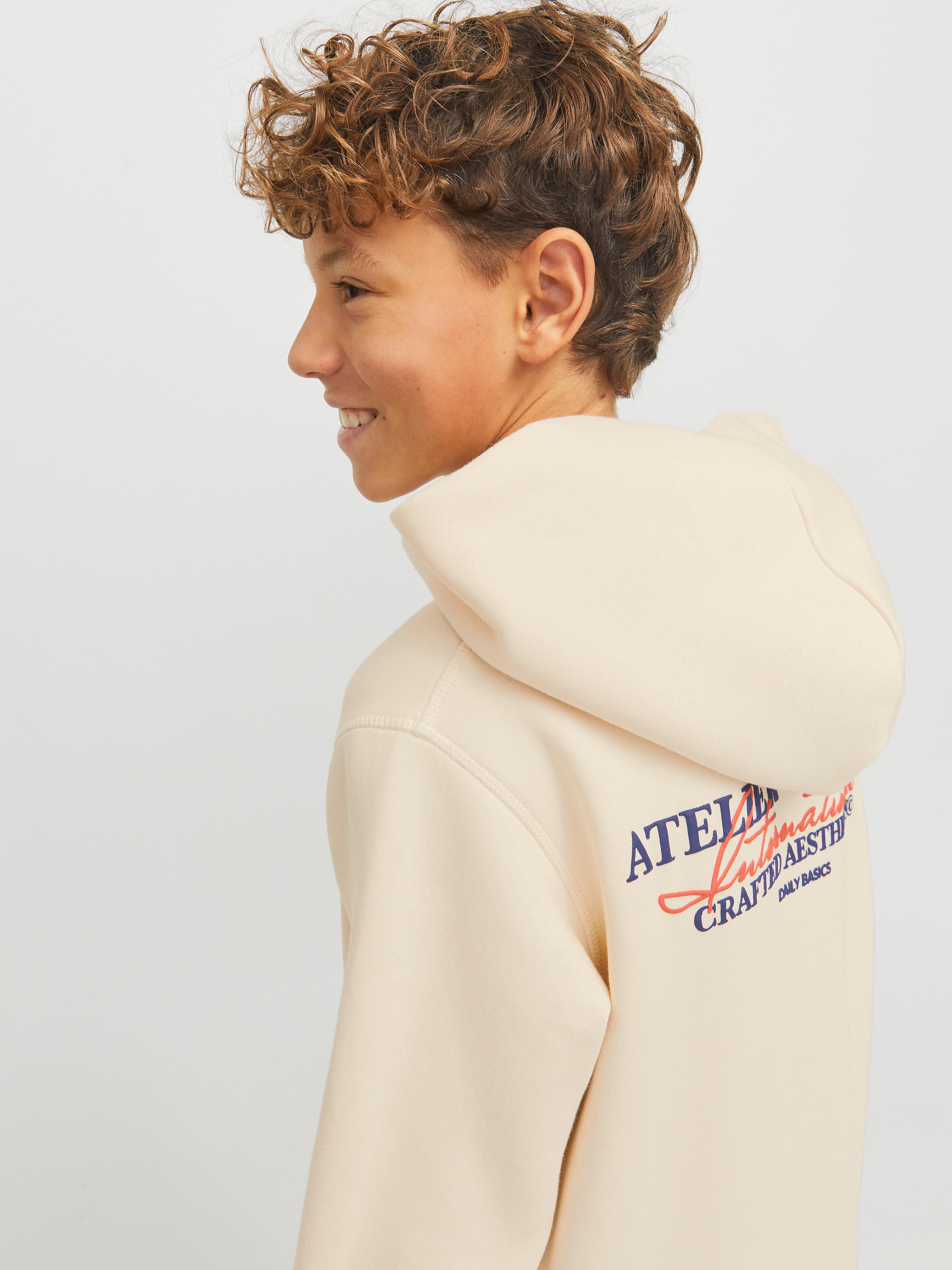 Jack & Jones Junior Kapuzensweatshirt JORISLINGTON BACK SWEAT HOOD SN JNR – Bild 2 von 5