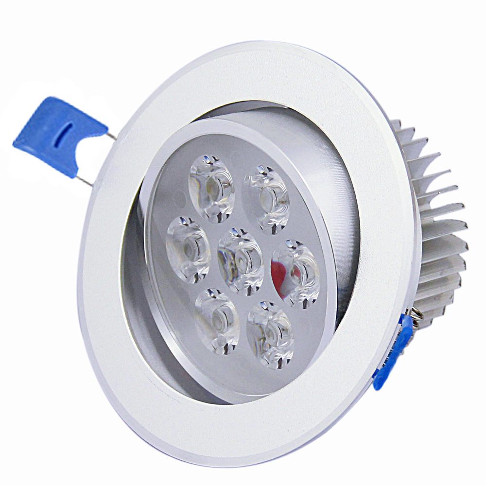 MUPOO LED Einbaustrahler LED Deckeneinbauleuchte ultra-flach schwenkbar,3/7/12W LED Spot, LED fest integriert,Warmweiß/Kaltweiß/Naturweiß