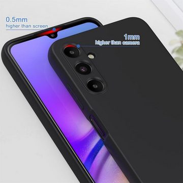 CoolGadget Handyhülle Black Series Handy Hülle für Samsung Galaxy A15 4G/5G 6,5 Zoll, Edle Silikon Schlicht Robust Schutzhülle für Samsung A15 5G Hülle