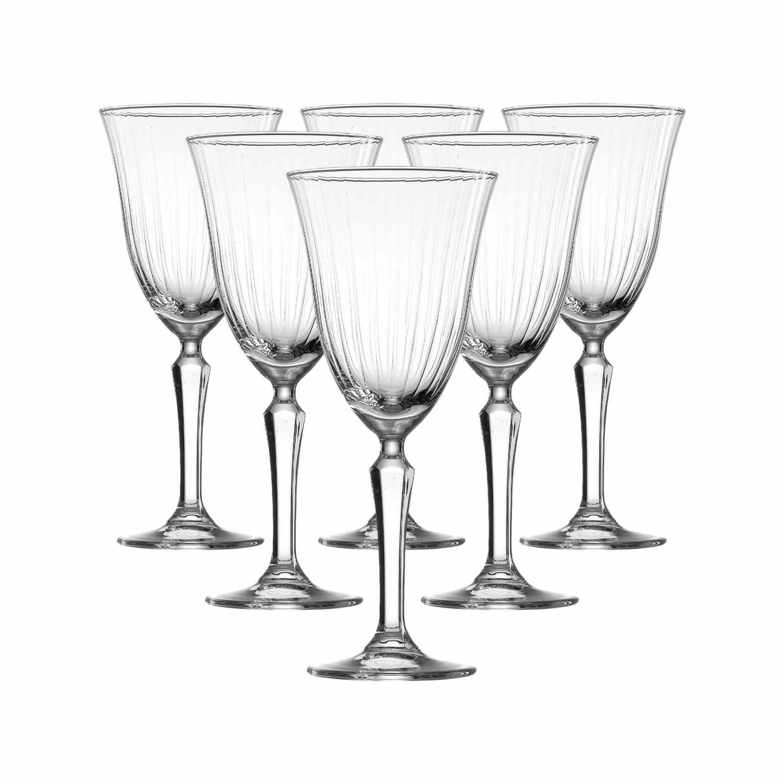 Ritzenhoff & Breker Weinglas Perpetuo Weingläser 330 ml 6er Set, 6-tlg., Glas