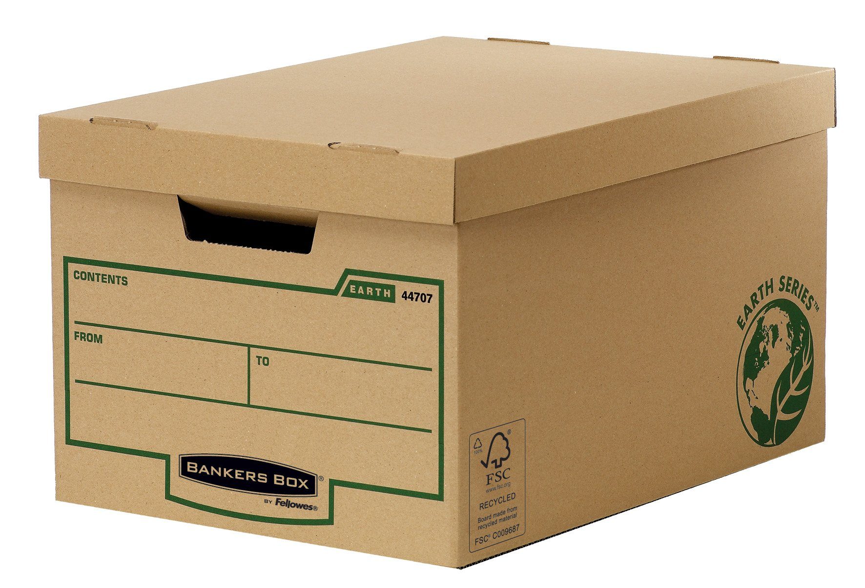 FELLOWES Archivcontainer 10 Boxen Archivbox Bankers Box® 33,5x27,1x47cm - braun