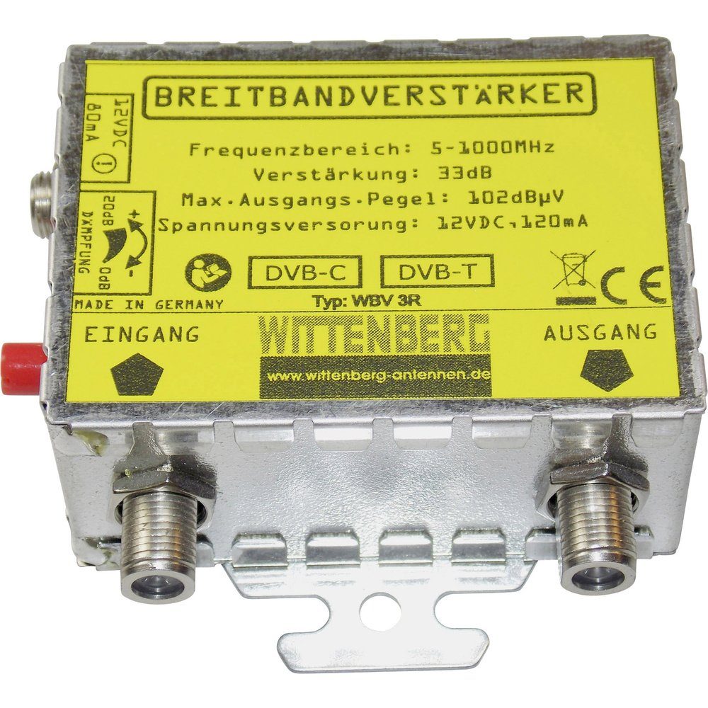 Wittenberg Antennen Wittenberg Antennen WBV-3R DVB-T Verstärker DVB-T2 Receiver | Receiver