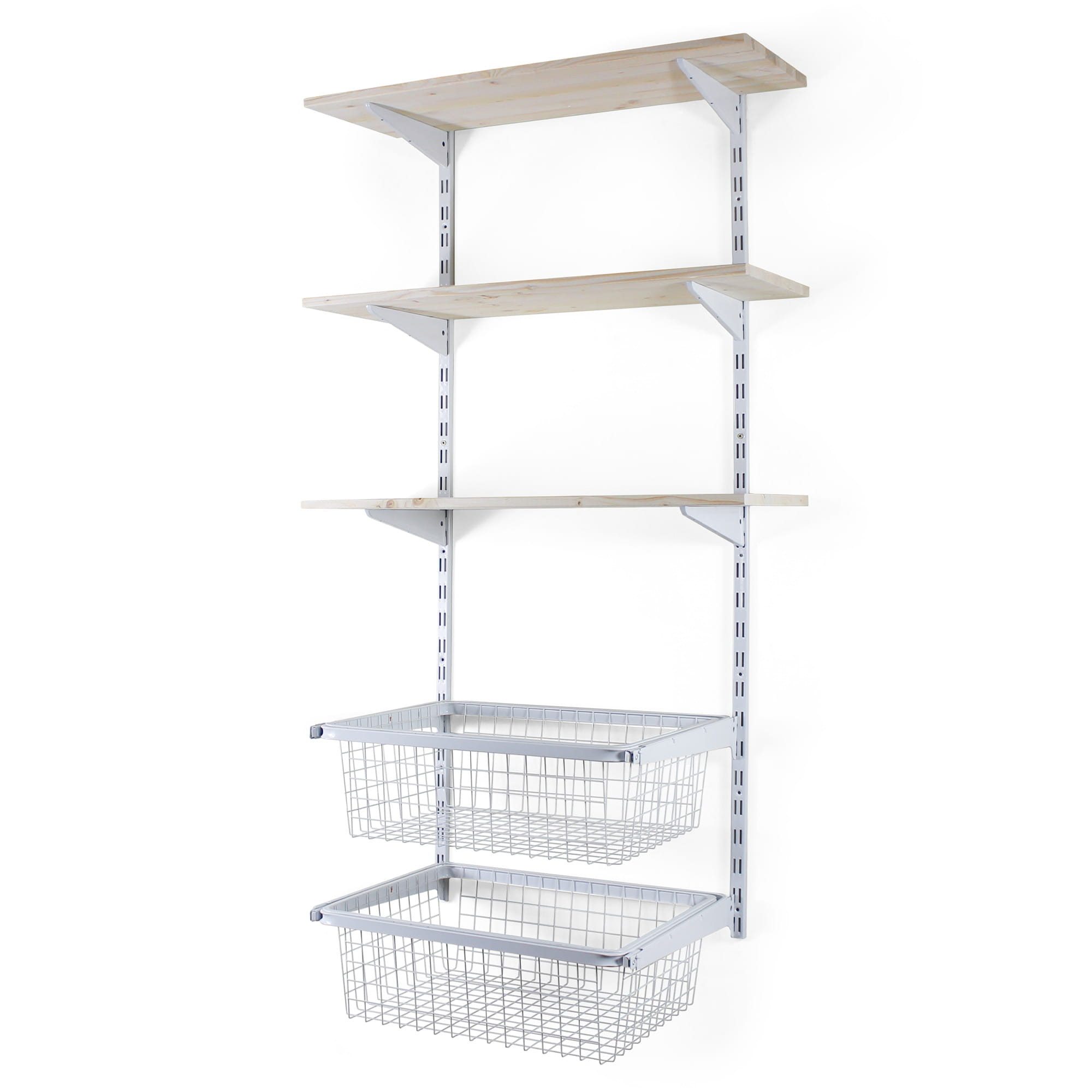 BOOMET Kleiderschrank Kleiderschranksystem Bausatz (Storage weiß) günstig online kaufen