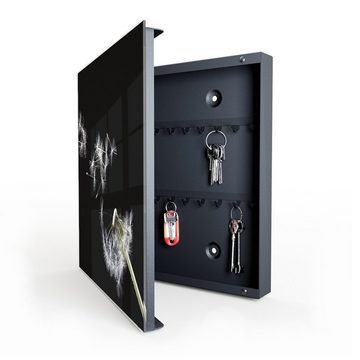 Primedeco Schlüsselkasten Magnetpinnwand und Memoboard mit Glasfront Motiv Samen von Löwenzahn (1 St)