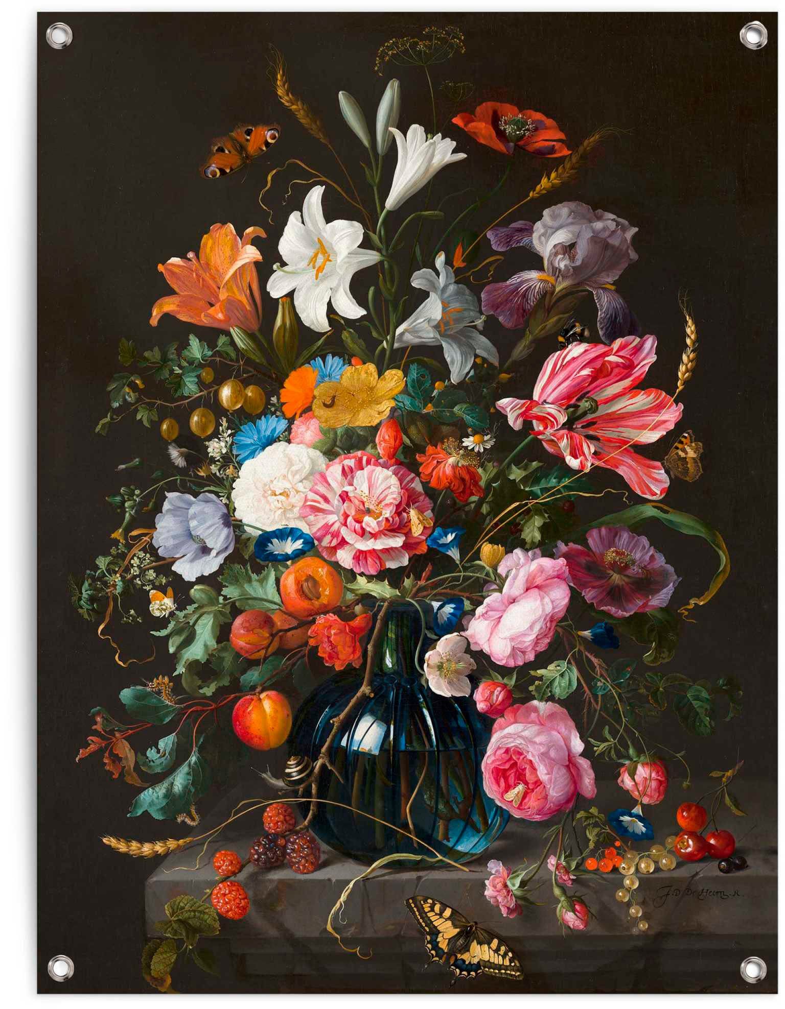 Reinders! Poster Vase mit Blumen