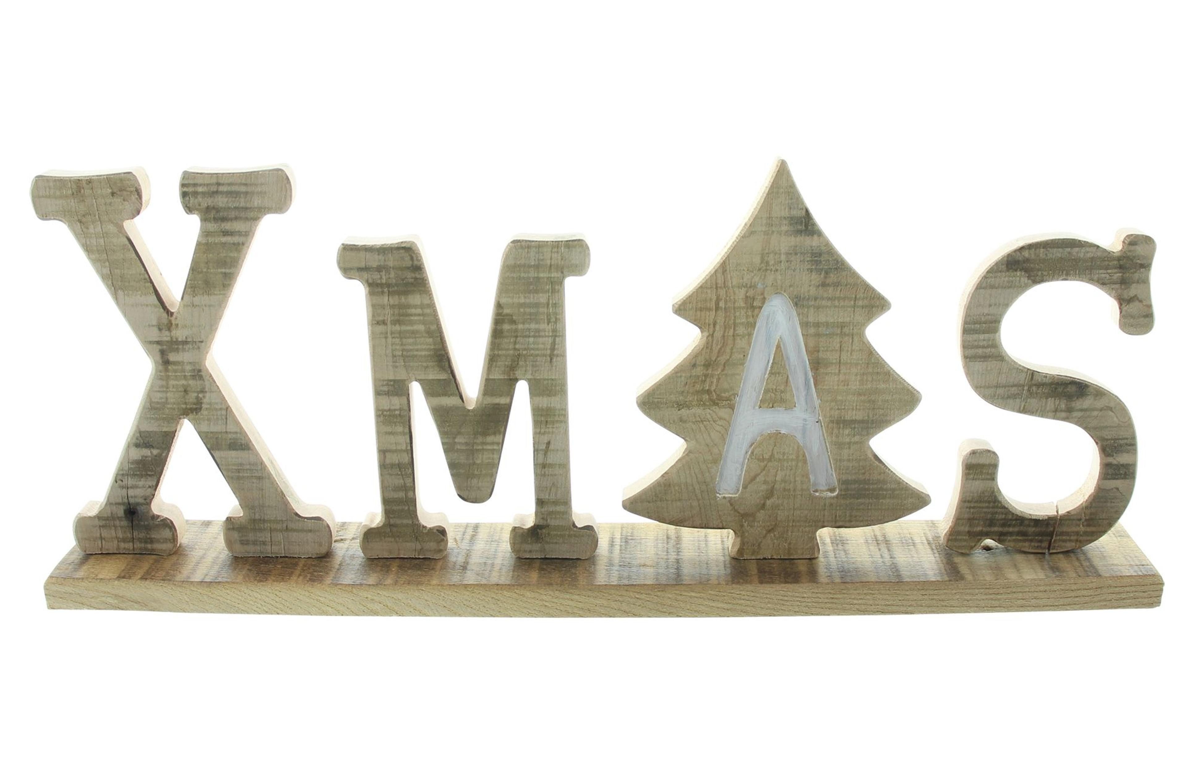 Deko-Schriftzug Schriftzug "XMAS"