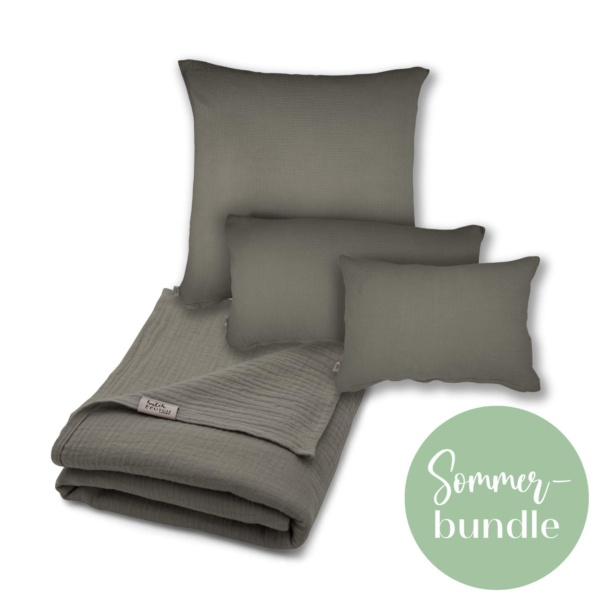 hutch&putch Bettwäsche Musselin-Sommerbundle (Sommerdecke 200x135cm + günstig online kaufen