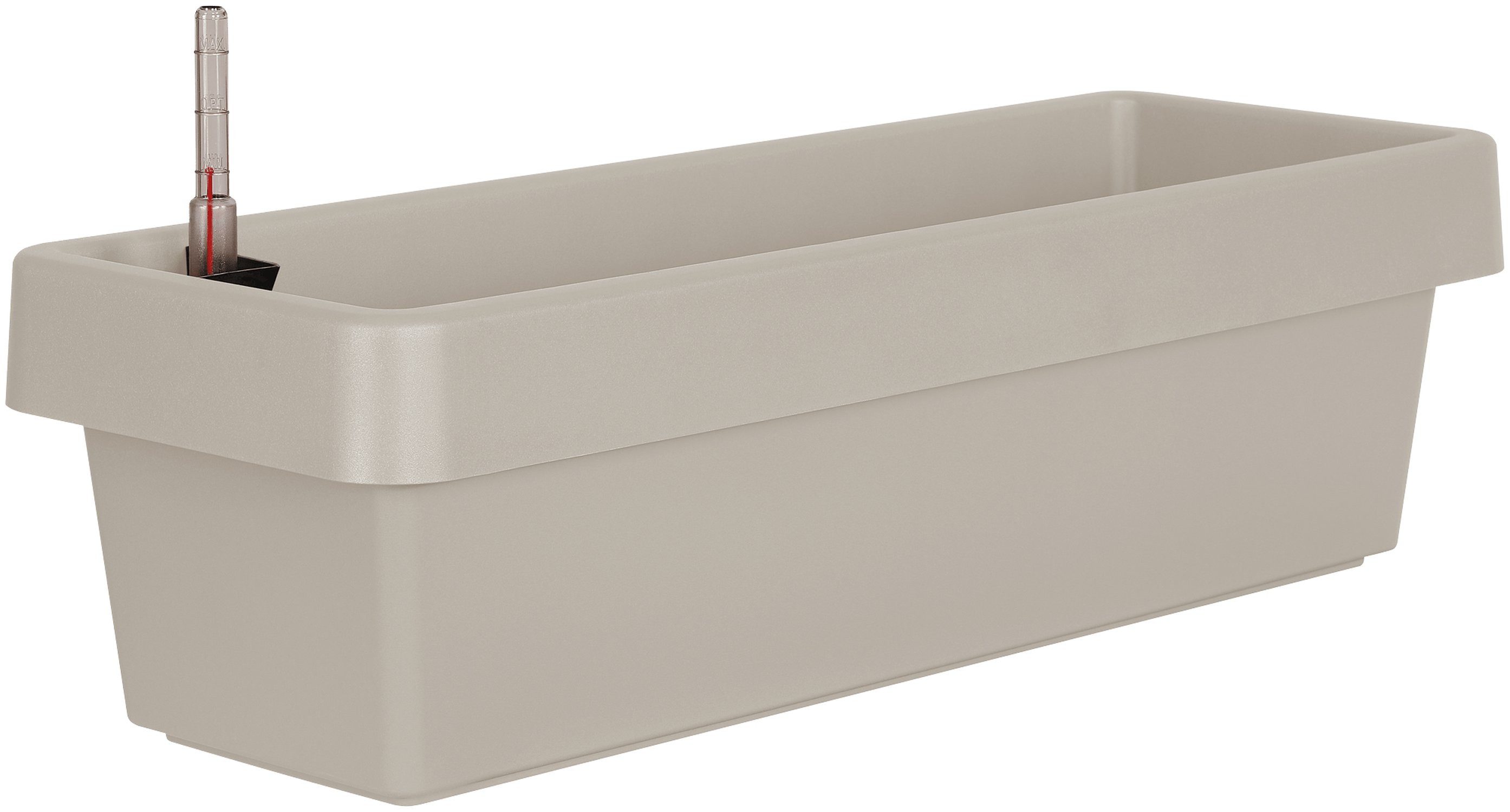 Geli Blumenkasten Blumenkasten Viva 80 betongrau mit Bewässerungssystem