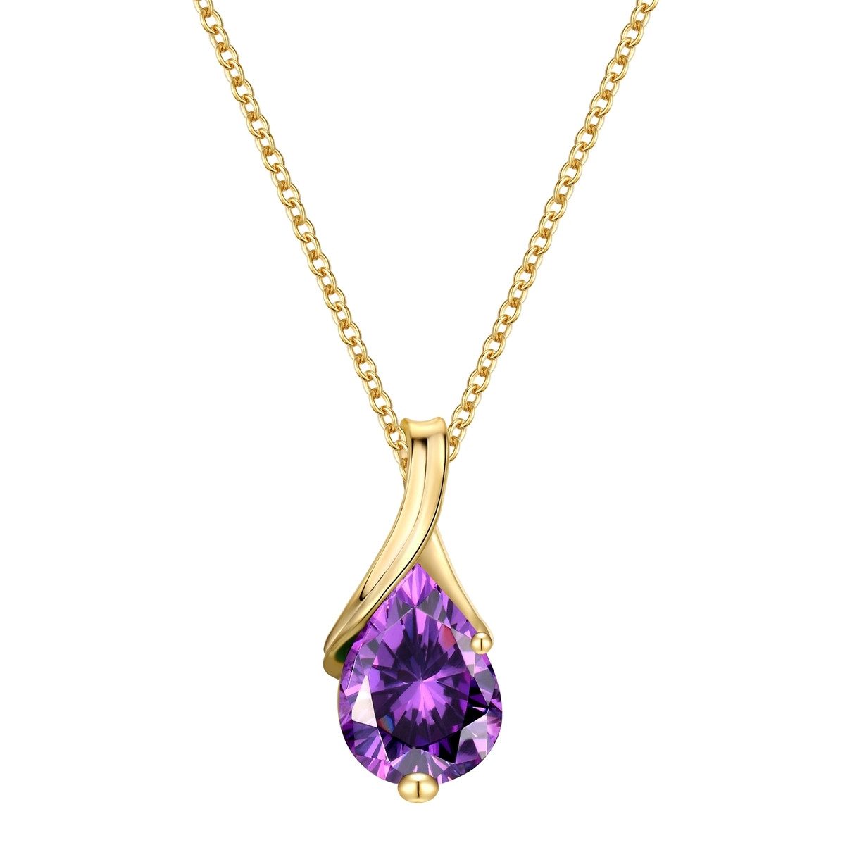 Rafaela Donata Silberkette gelbgold, mit Zirkonia günstig online kaufen
