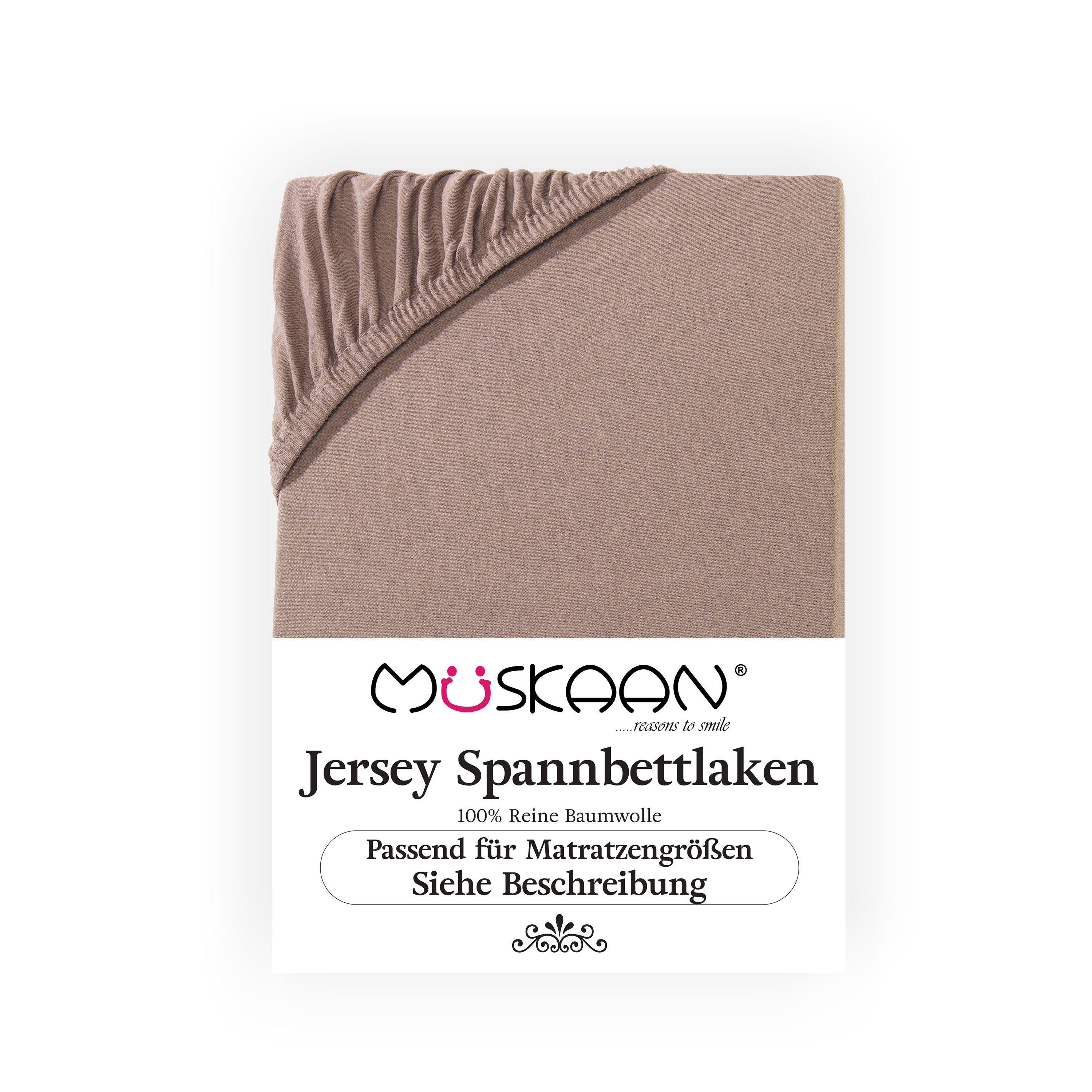 Müskaan Spannbettlaken 180x200 - 200x220 Boxspringbett günstig online kaufen