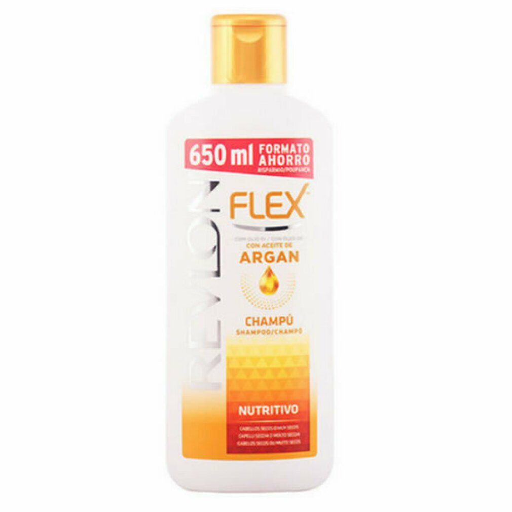 Haarshampoo FLEX KERATIN oil shampoo 650 argan ml Revlon nourishing