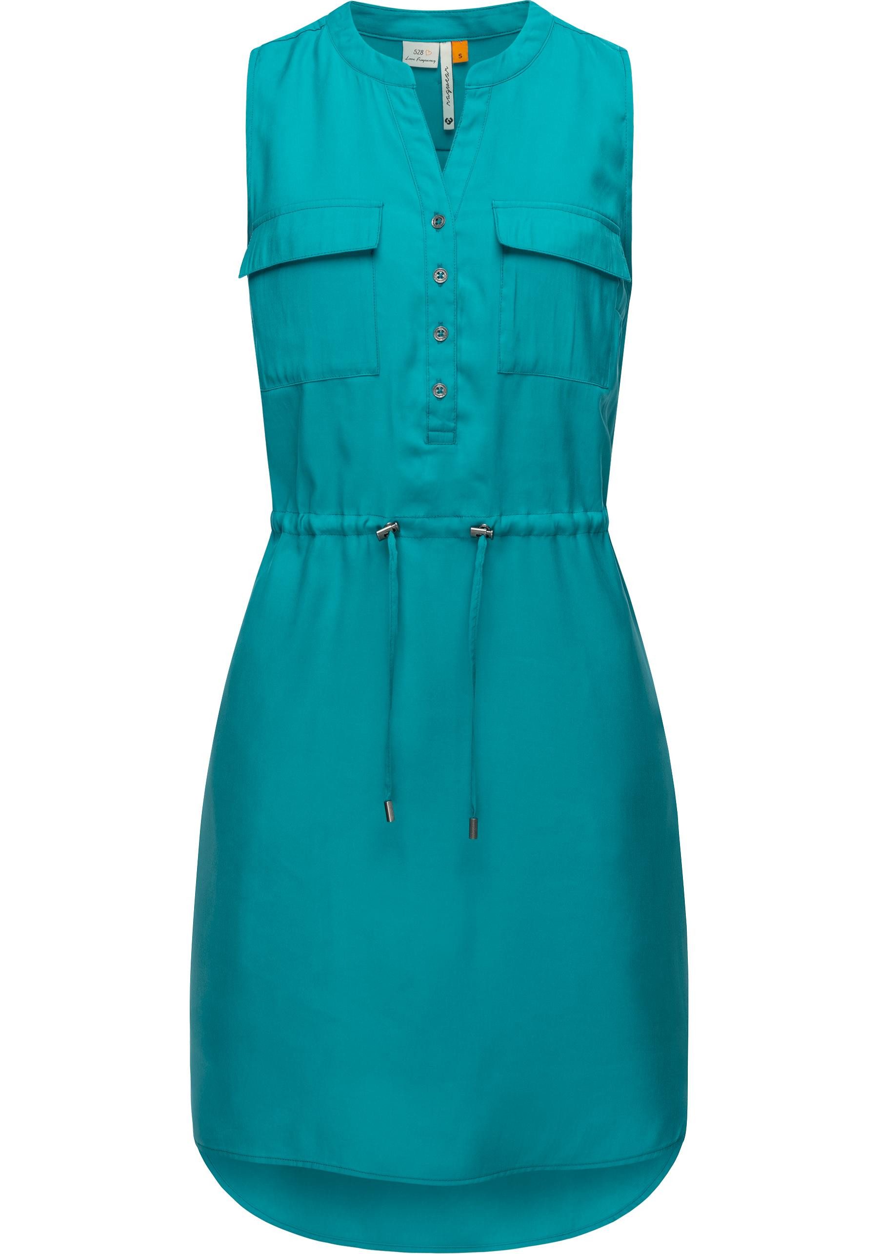 Ragwear Blusenkleid Roissin stylisches Sommerkleid mit Bindeband