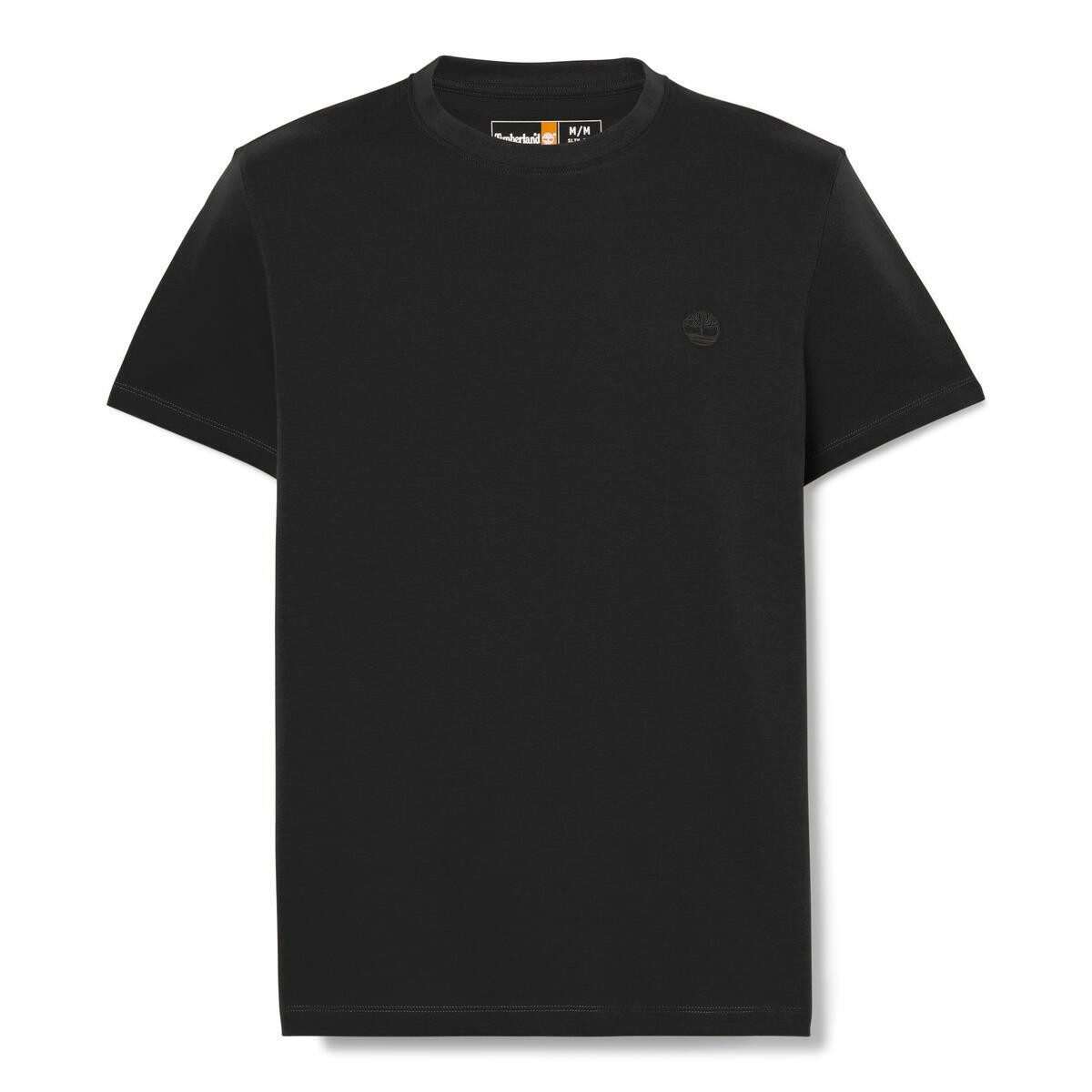 Timberland T-Shirt PORT ROYALE mit Logostickerei, Kurzarm, aus Baumwolle, in Single Jersey