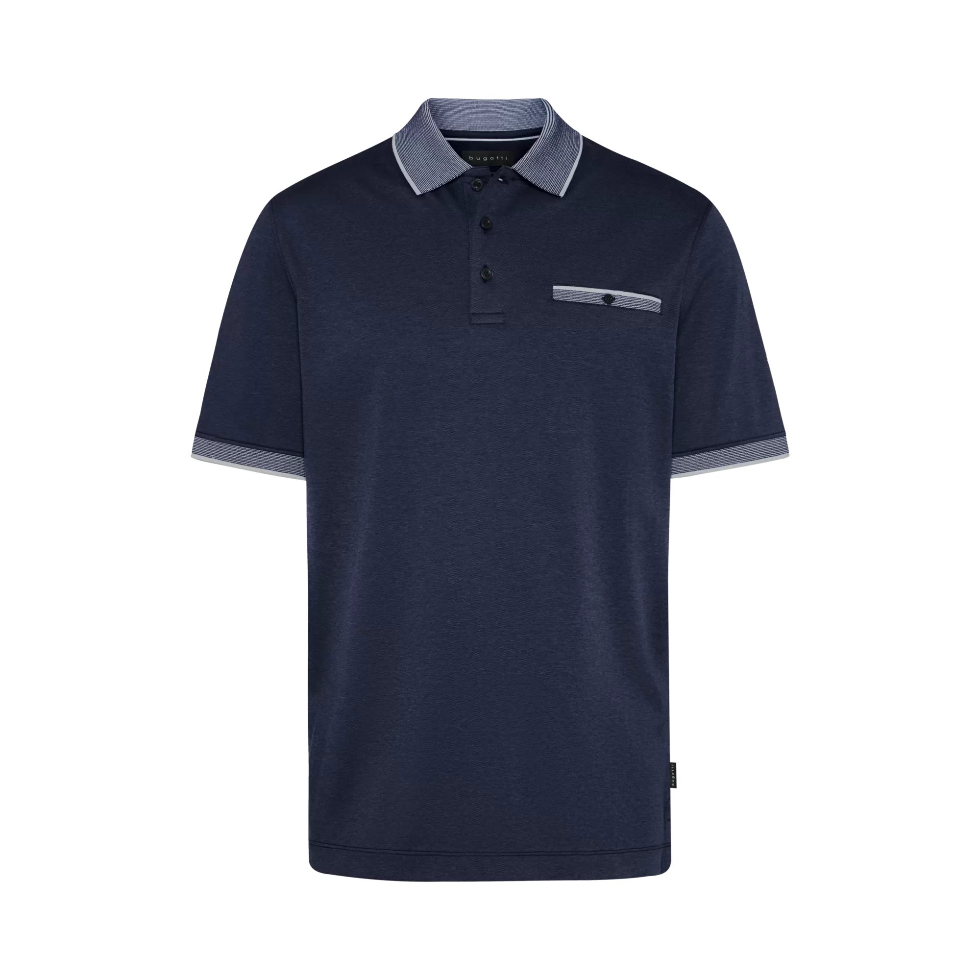 bugatti Poloshirt 8151-55091A mit Kontraststreifen und günstig online kaufen