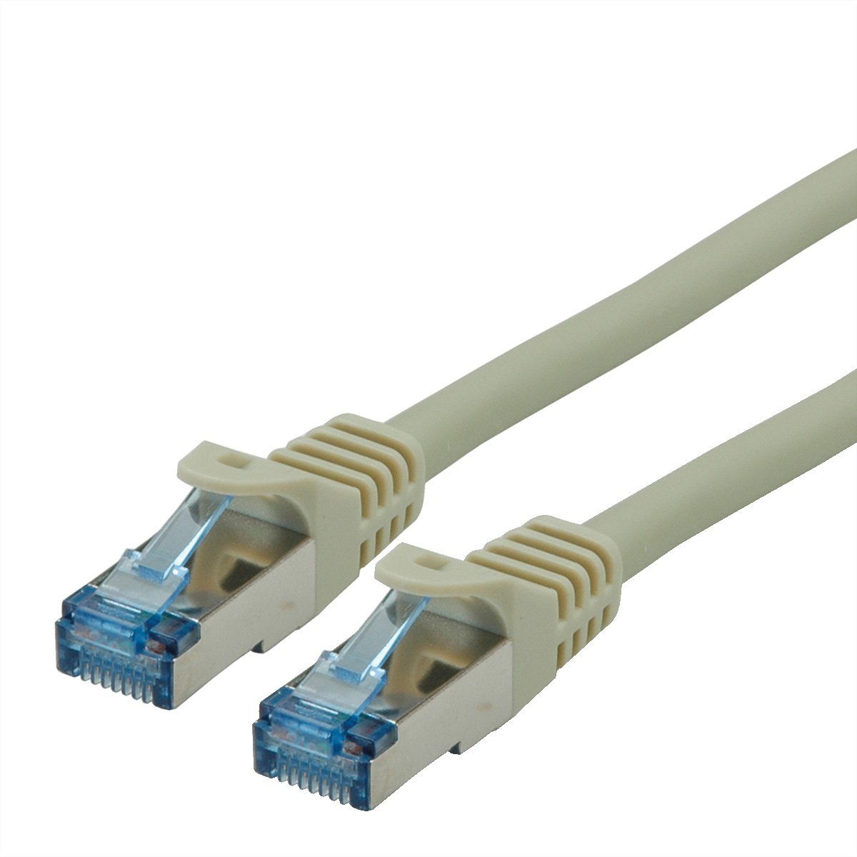 ROLINE Patchkabel Cat.6A S/FTP (PiMF) LAN-Kabel, RJ-45 Männlich (Stecker), RJ-45 Männlich (Stecker) (200.0 cm), Component Level, LSOH